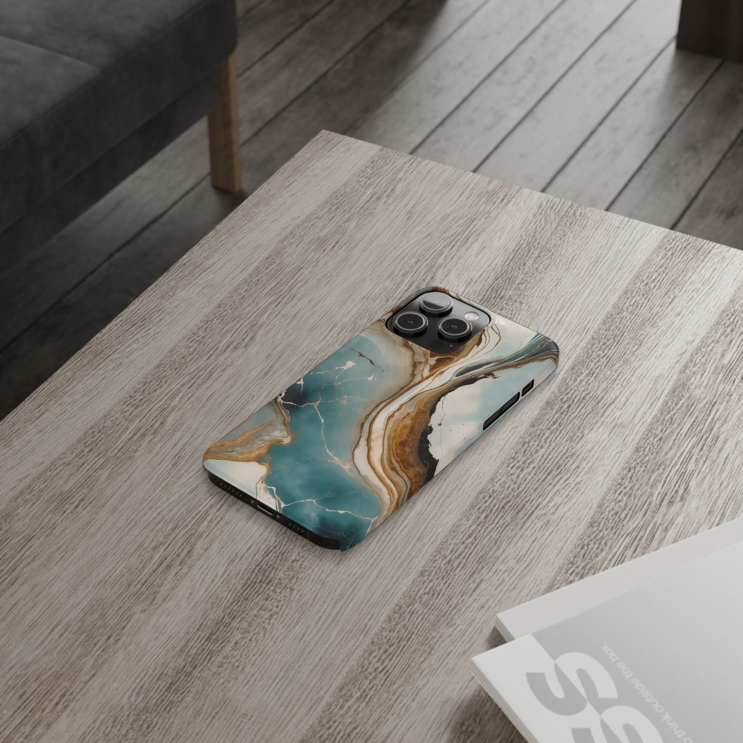 Marble Slim Phone Case, Stylish Protective Cover
