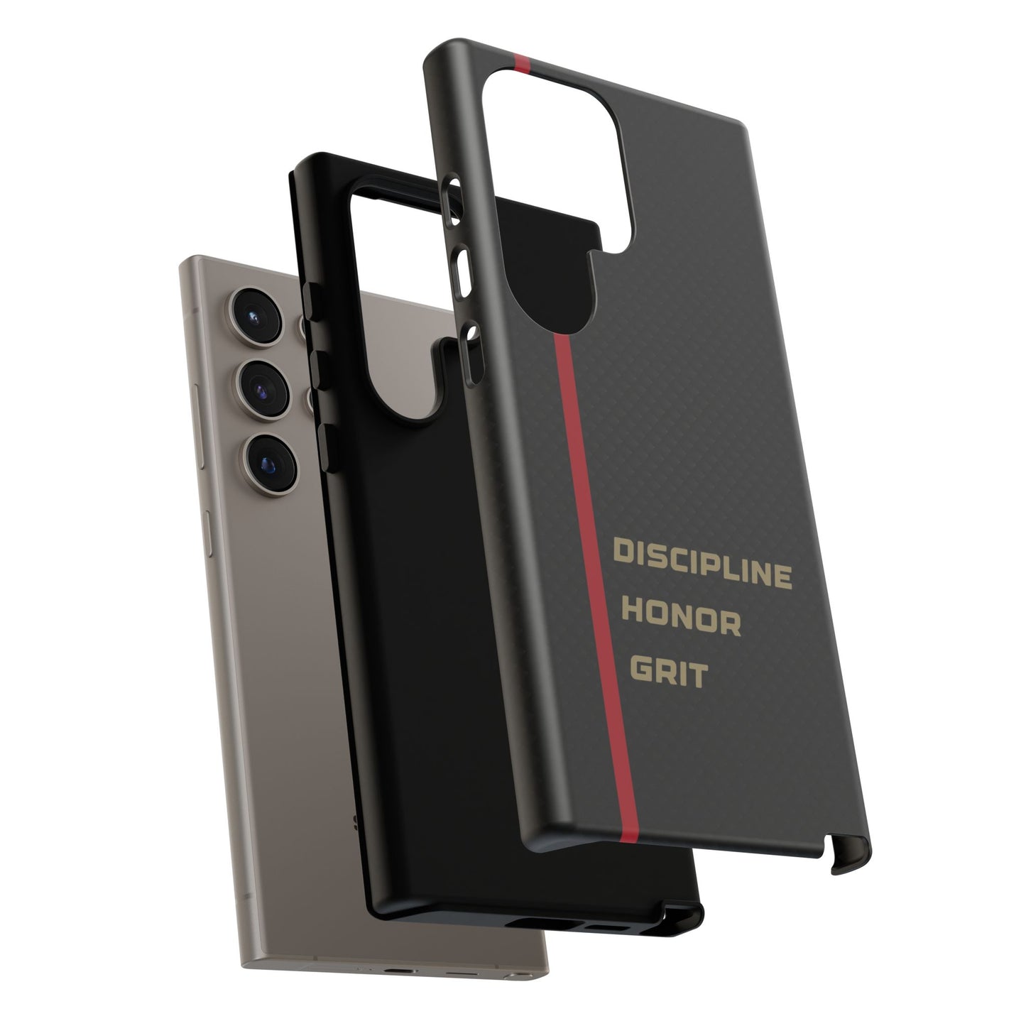 Discipline, Honor, Grit Impact-Resistant Phone Case