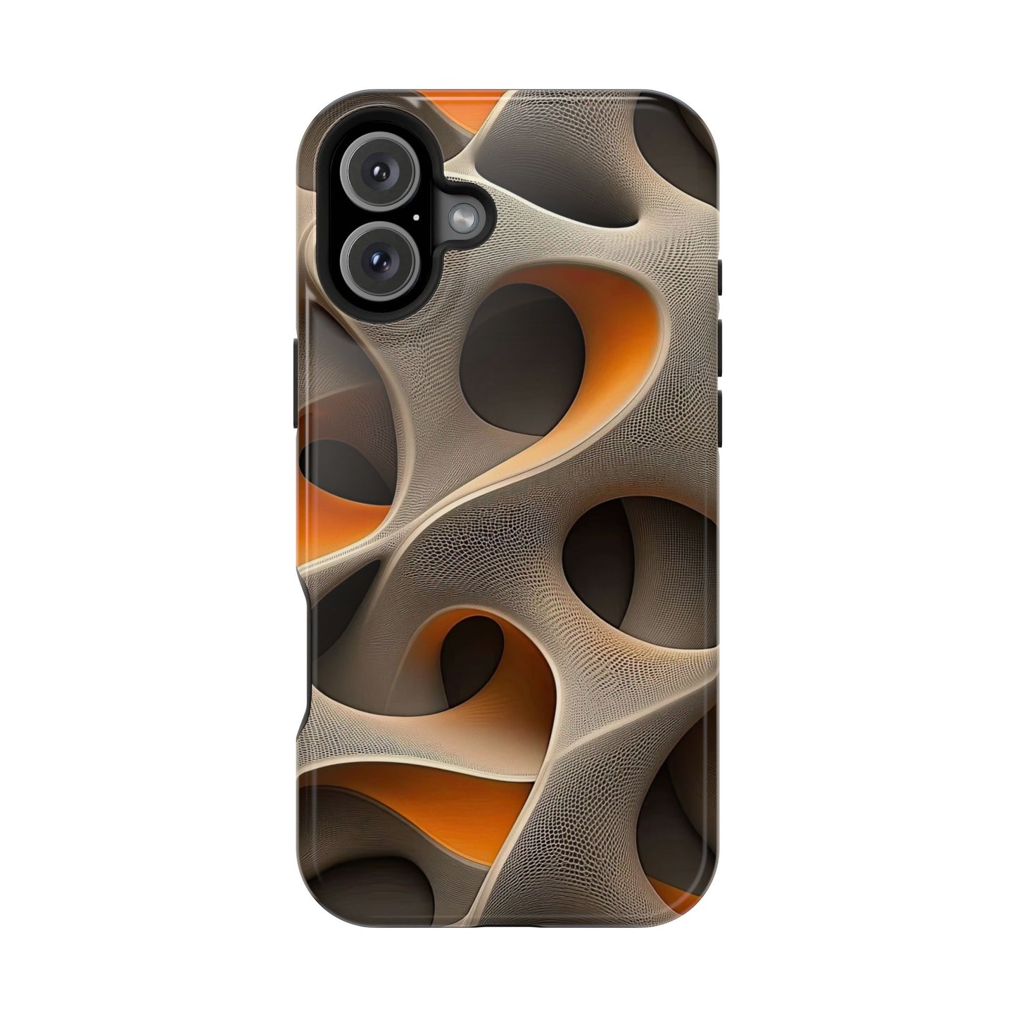 Stylish Magnetic Phone Cases, Abstract Geometric Design