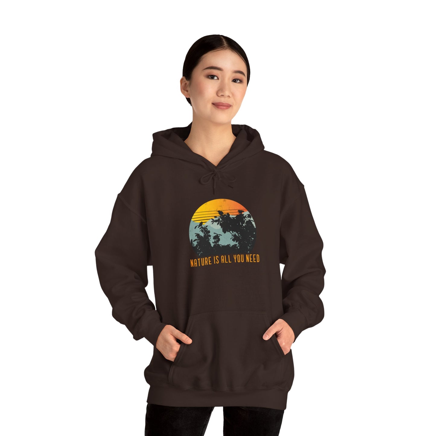 Nature Is All You Need Unisex Heavy Blend™ Hooded Sweatshirt