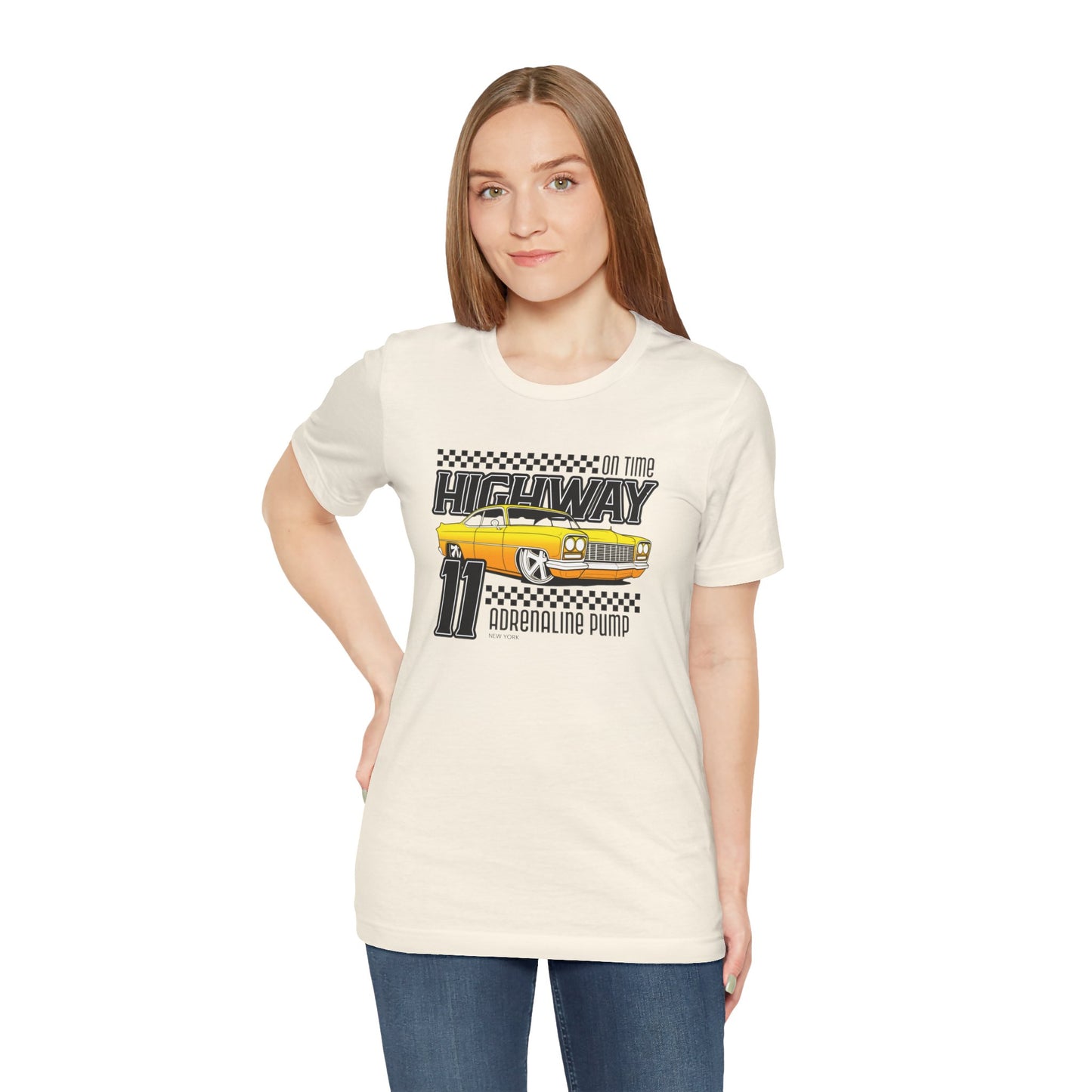 On Time Highway Adrenaline Pump Unisex Jersey Short Sleeve Tee