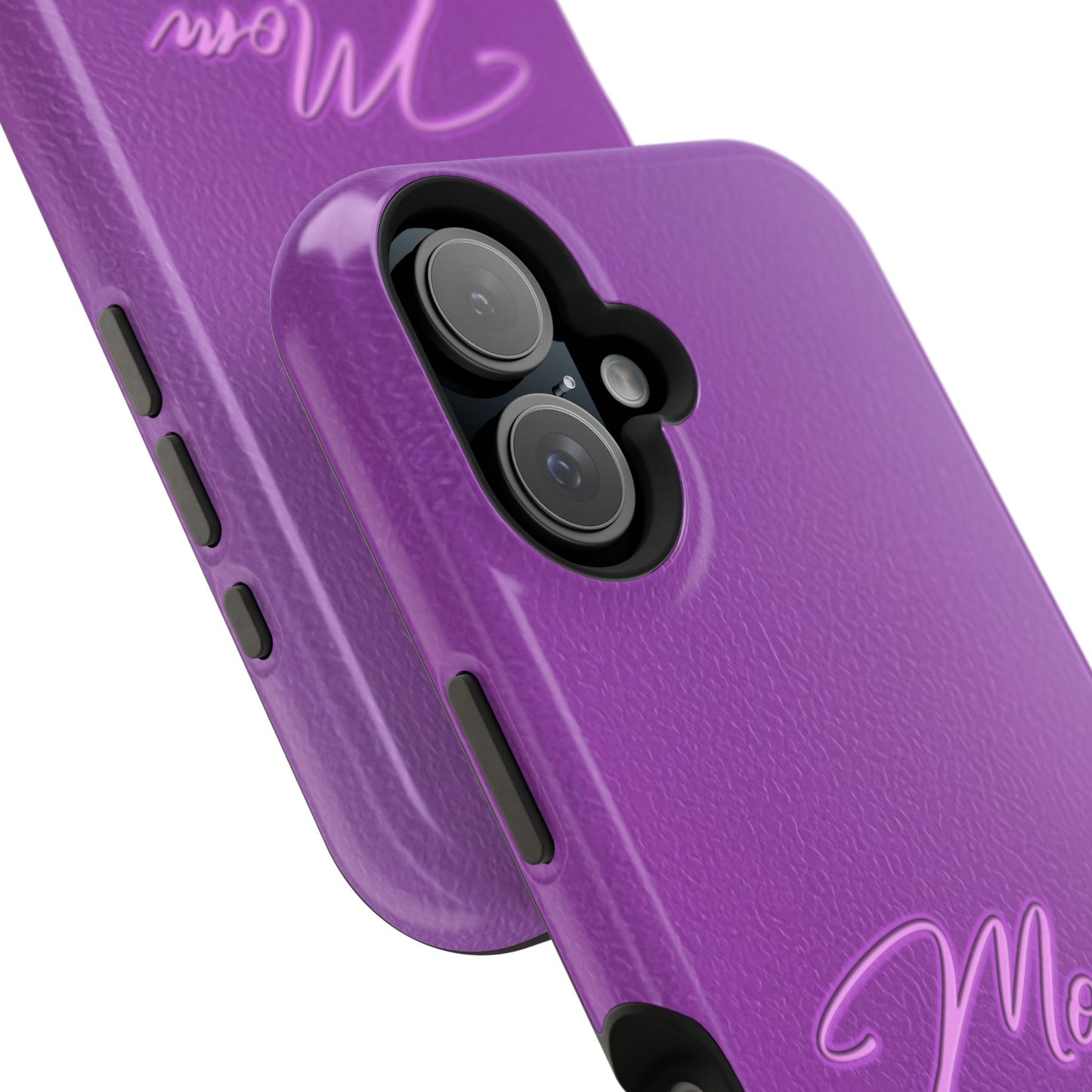 Mom On Duty Impact-Resistant Case, Purple Case for Mothers
