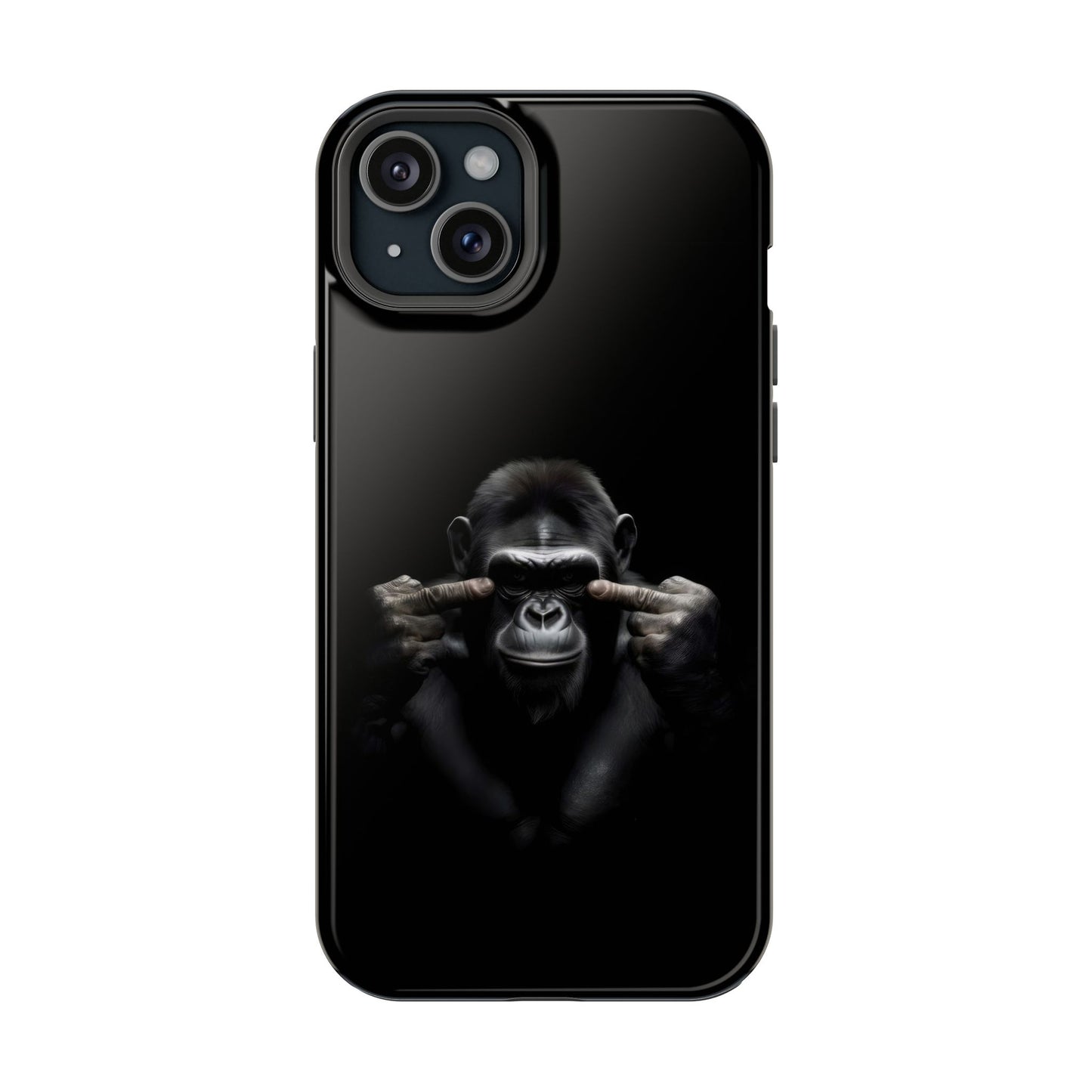 Edgy Gorilla Magnetic iPhone Case, Unique Cell Phone Cover