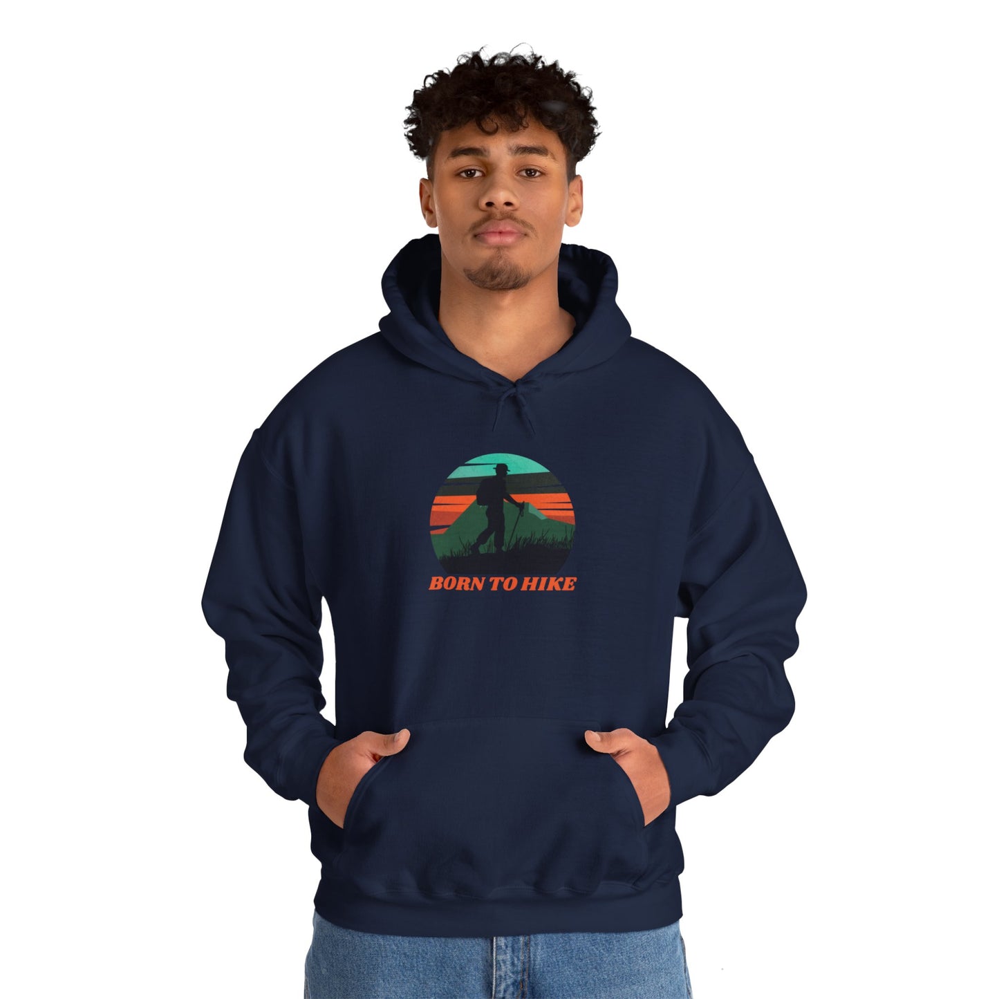 Born To Hike Unisex Heavy Blend™ Hooded Sweatshirt