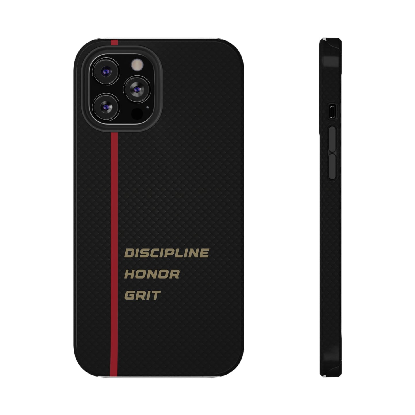 Discipline, Honor, Grit Impact-Resistant Phone Case