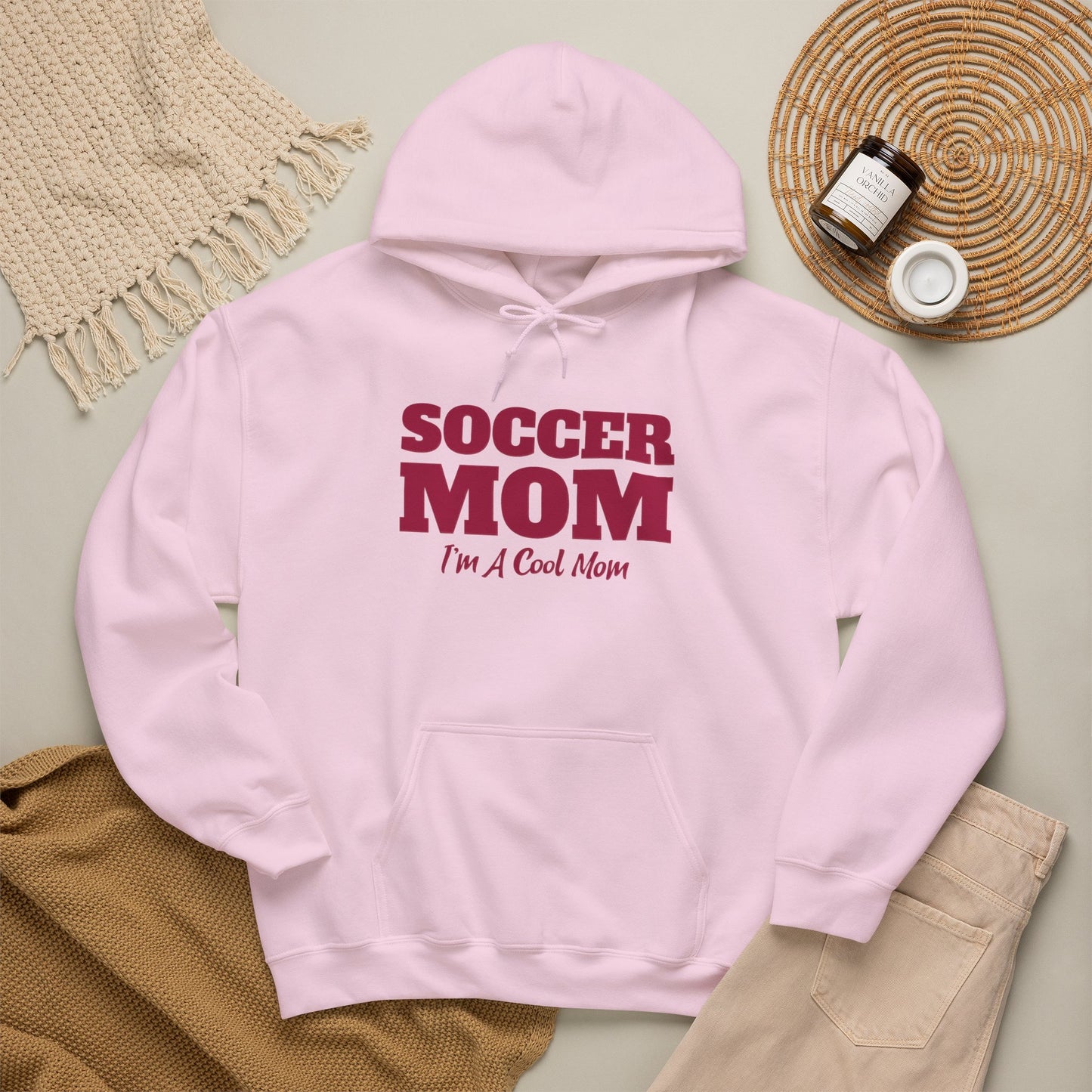 Soccer Mom I'm A Cool Mom Hooded Sweatshirt