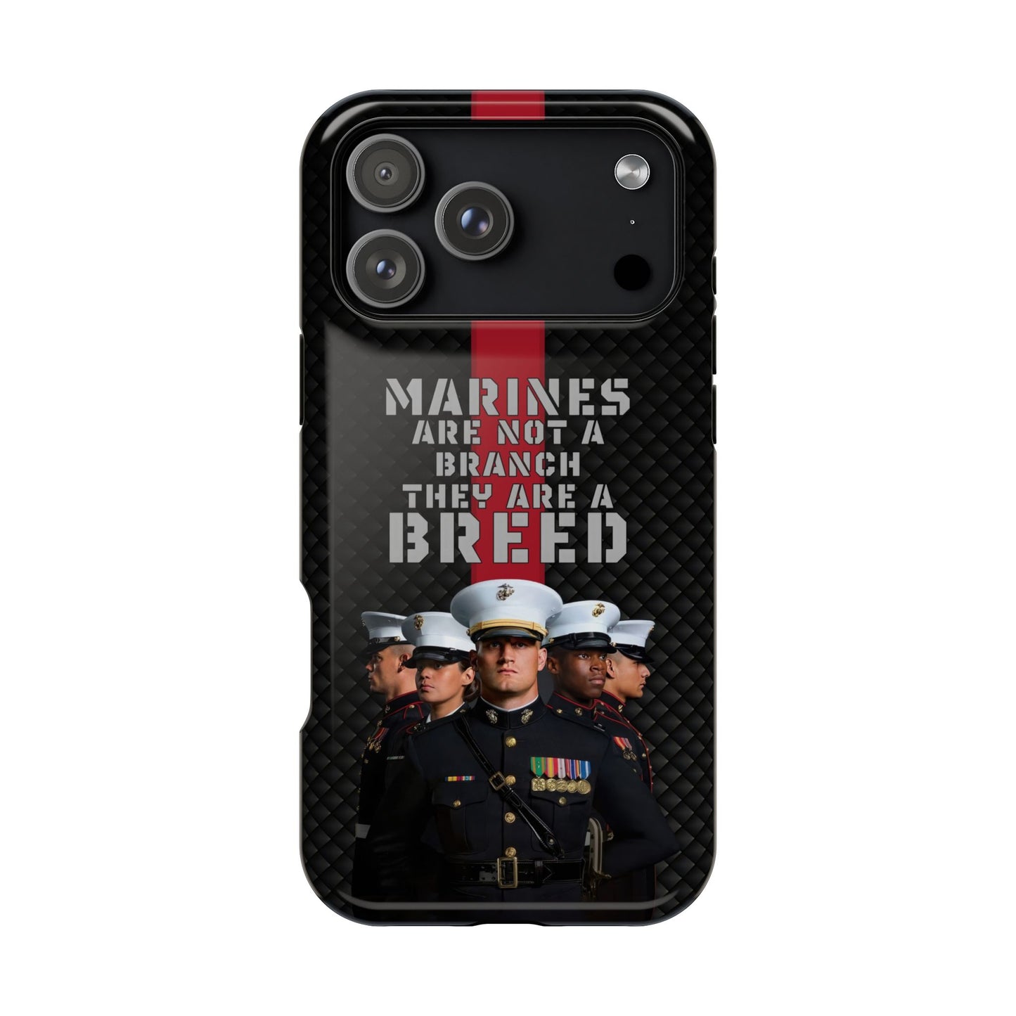Marines Magnetic Tough Case - "Not a Branch, a Breed" Military iPhone Cover