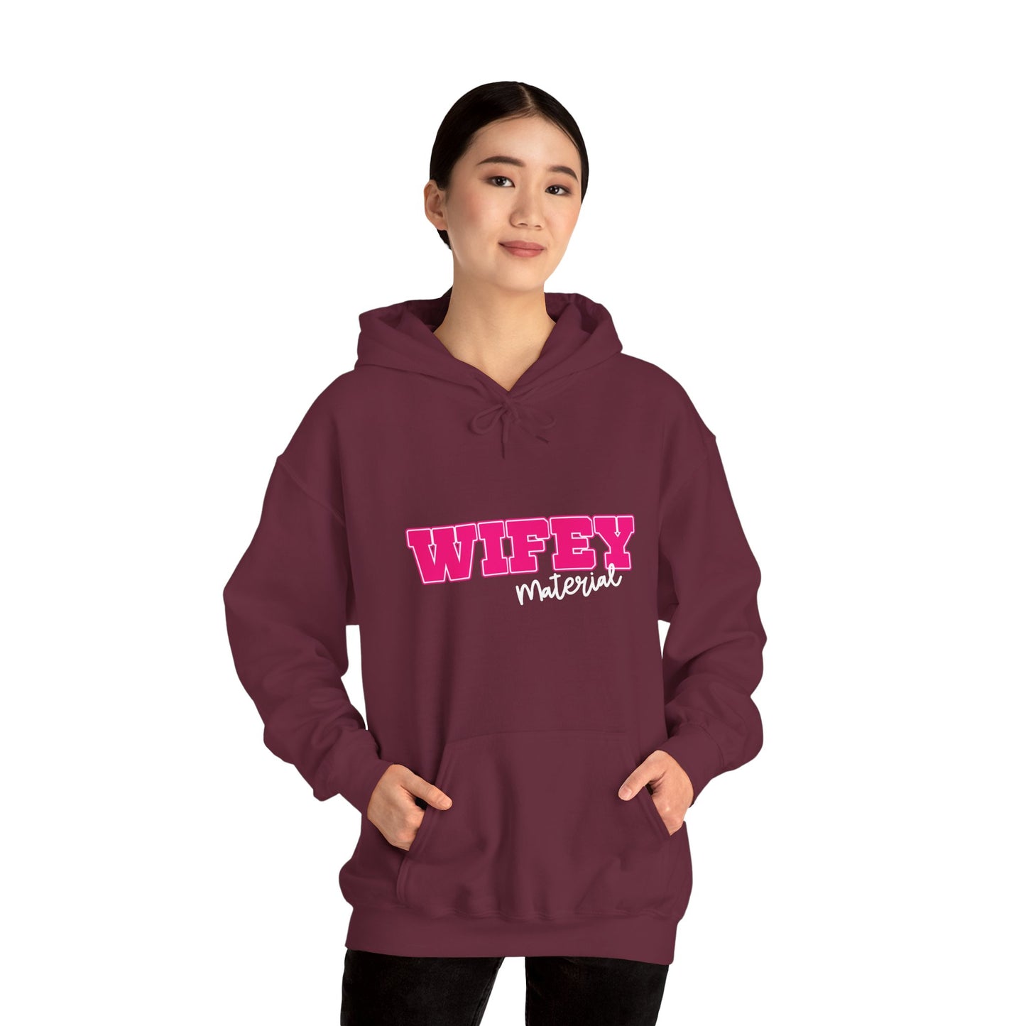 Wifey Material Hooded Sweatshirt