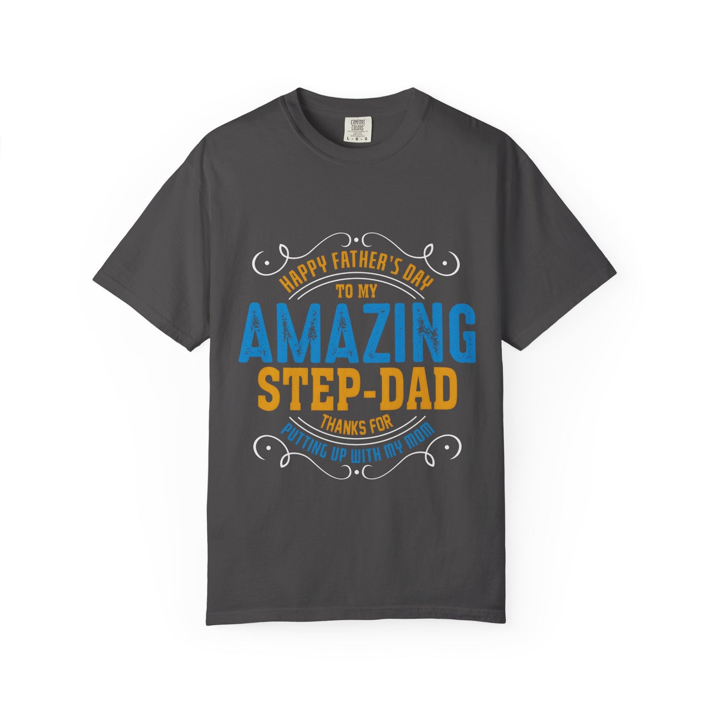 Father's Day Gift T-Shirt for Amazing Step-Dad