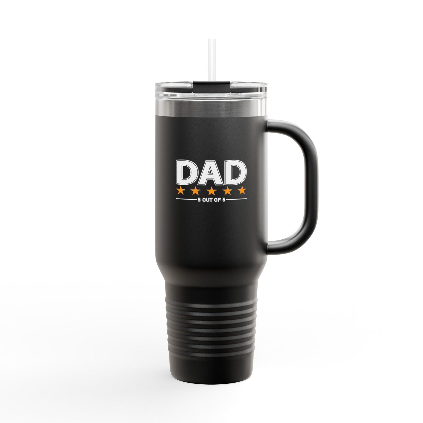 Dad 5 out of 5 40oz Insulated Travel Mug