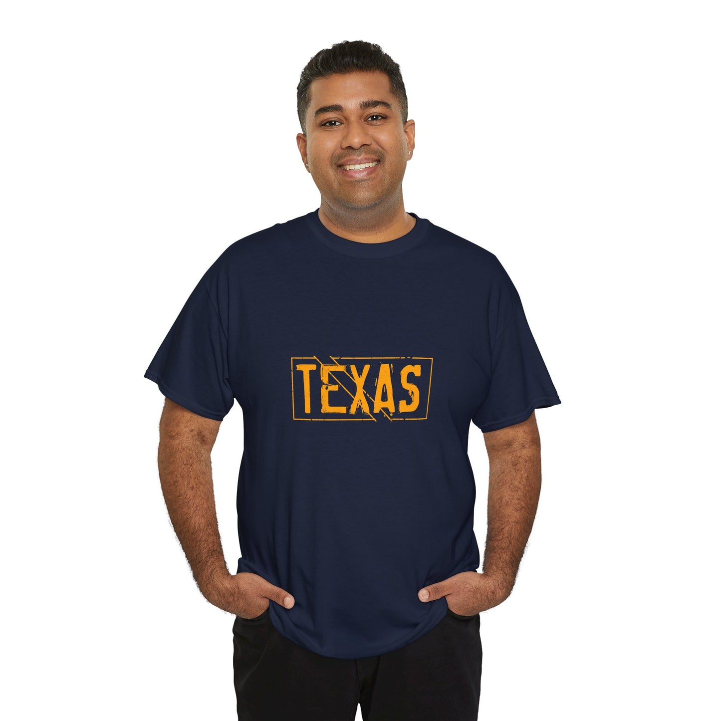 Texas Pride Unisex Heavy Cotton Tee - Casual Black T-Shirt for Texans