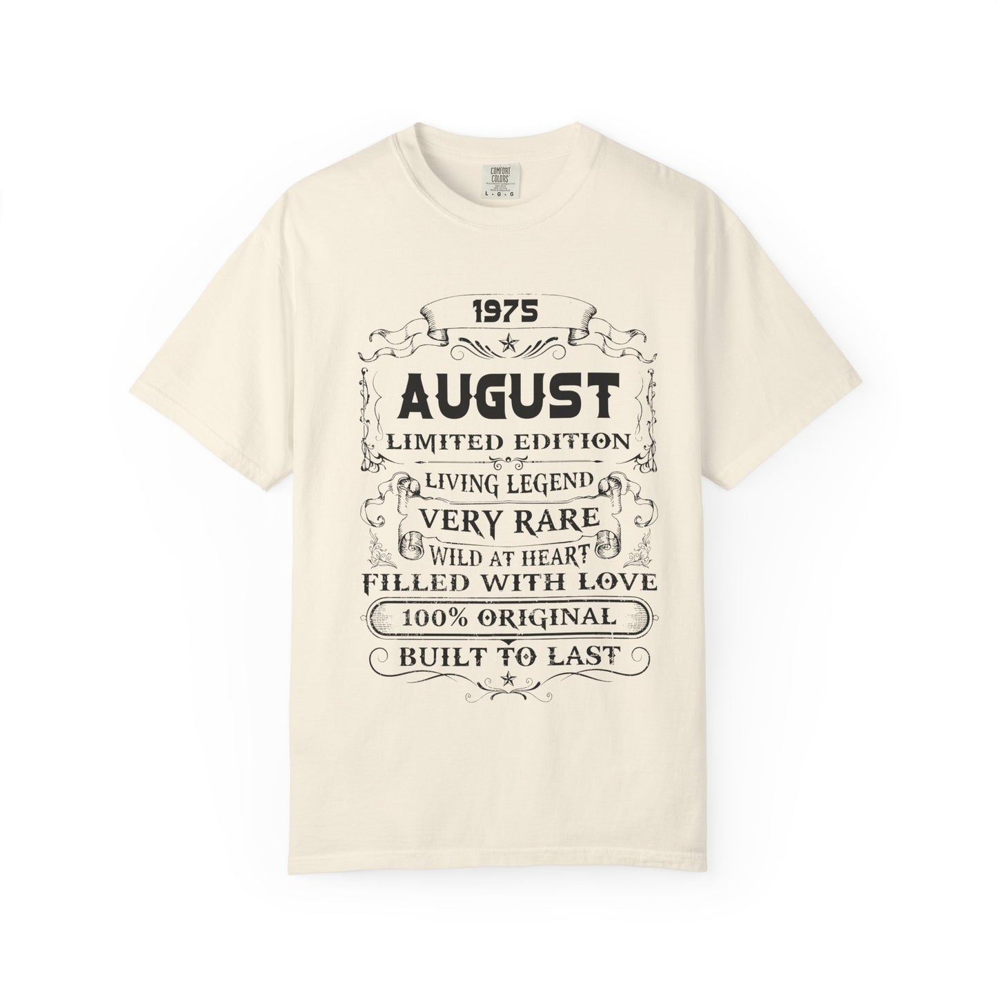 Vintage Typography Tee - Living Legend Birthday T-Shirt