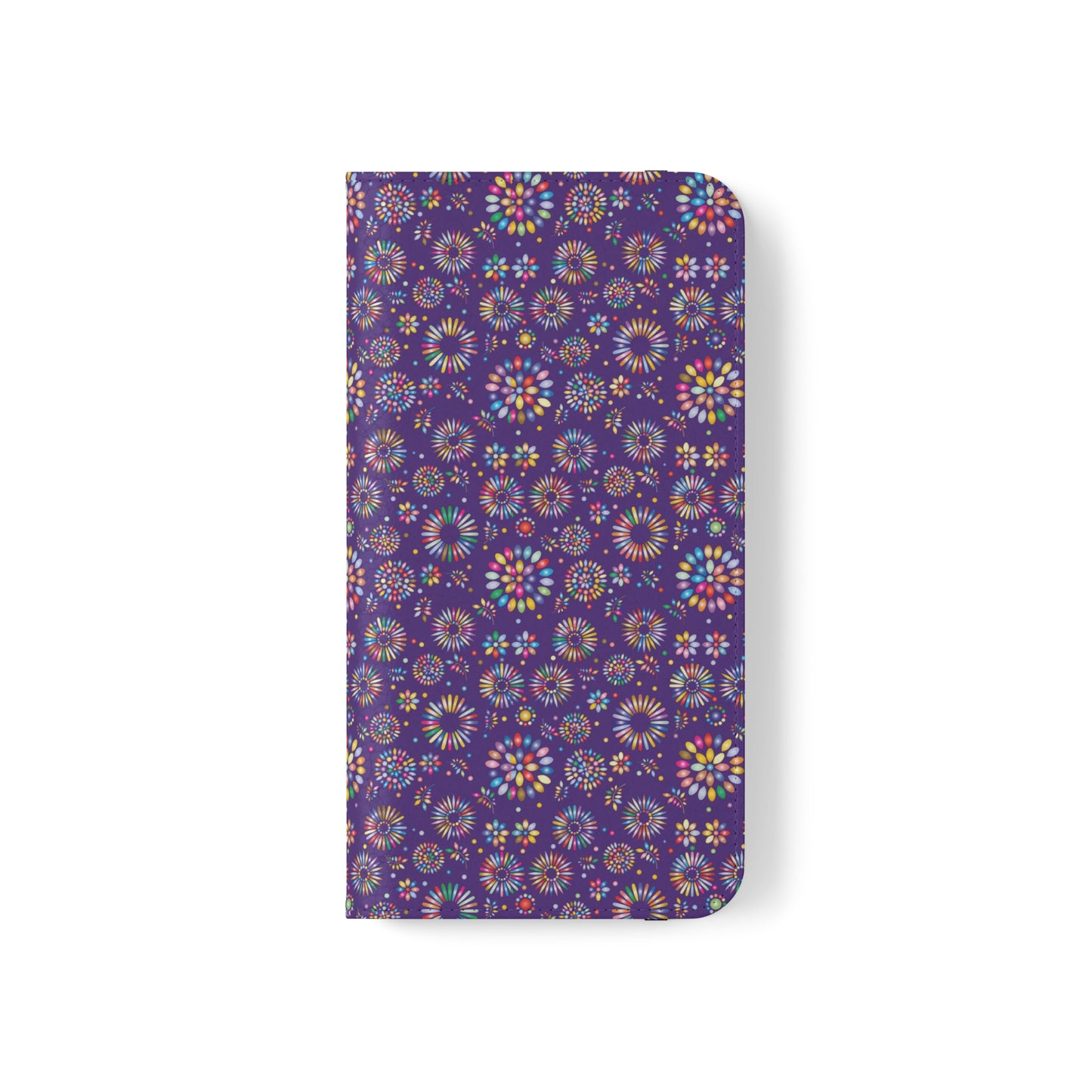 Vibrant Vibes Flip Cases / Purple