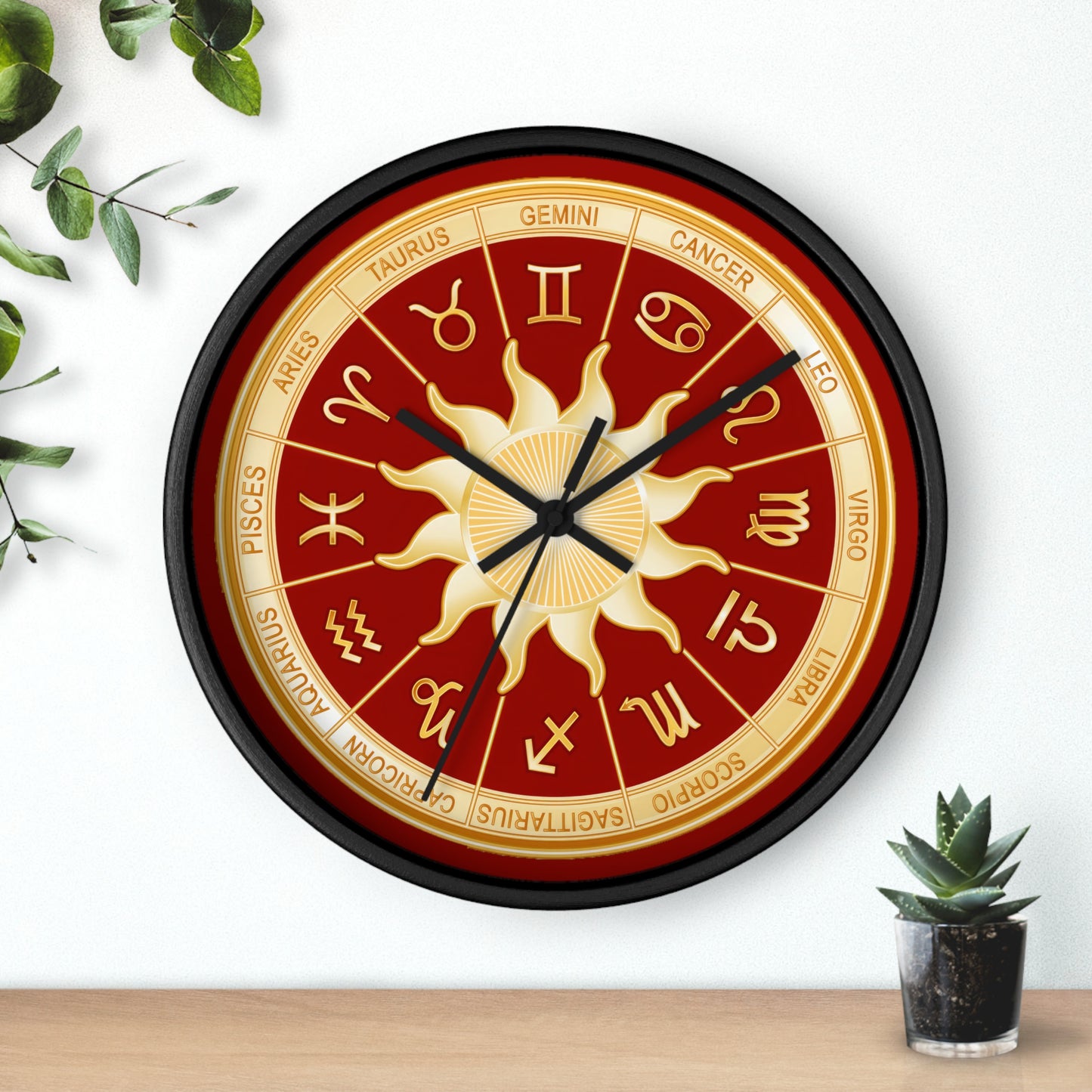Astrology Zodiac Wall Clock 10" – Horoscope Decor