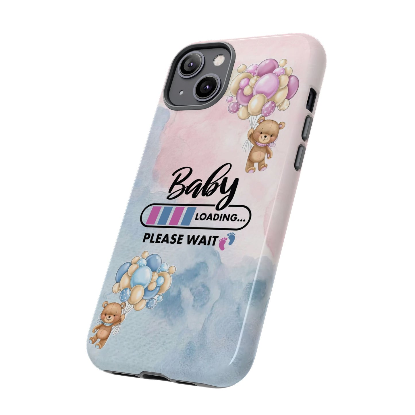 Cute Baby Loading Phone Case for iPhone - Maternity Cover for Pregnancy Reveal or Baby Shower