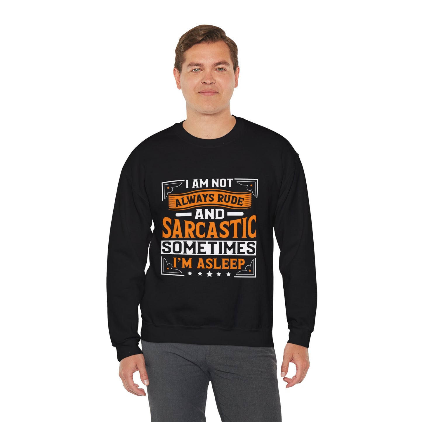 Funny Sarcastic Crewneck Sweatshirt - I'm Asleep