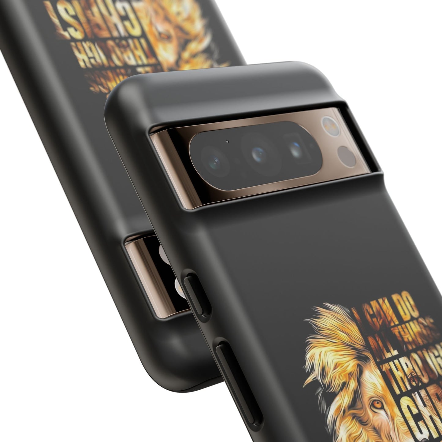 Inspirational Lion  Google Pixel Phone Case, Strength & Faith, Christian Accessories