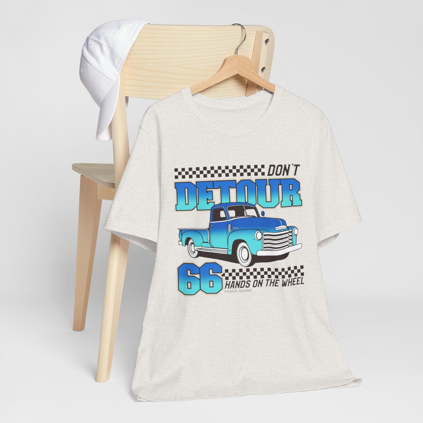 Don't Detour Hands On The Wheel Unisex Jersey Short Sleeve Tee