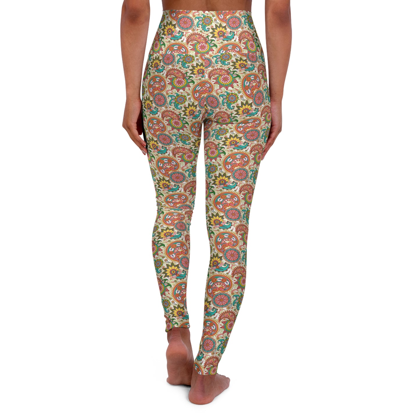 Indian Breath High Waisted Yoga Leggings (AOP)