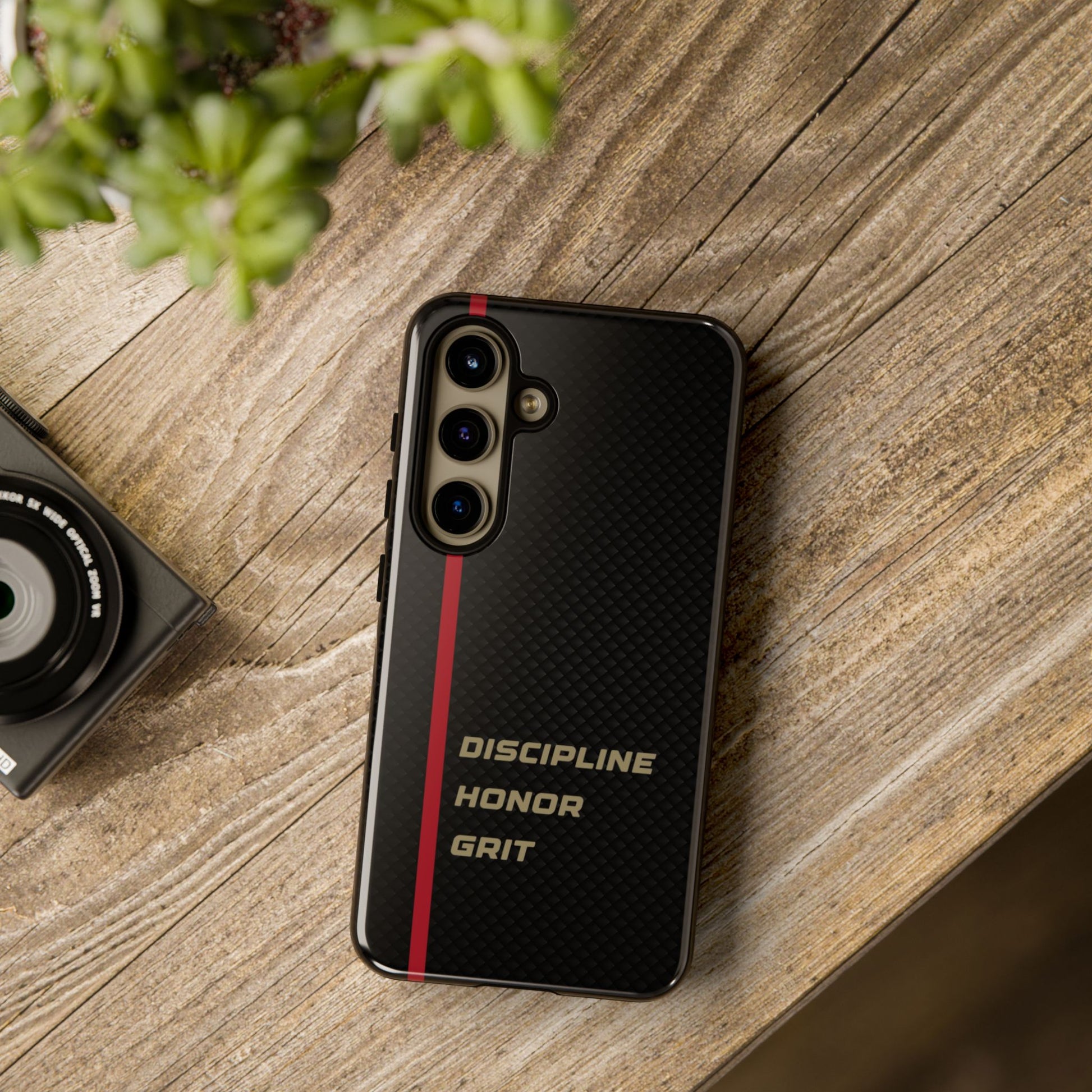 Discipline, Honor, Grit Impact-Resistant Phone Case