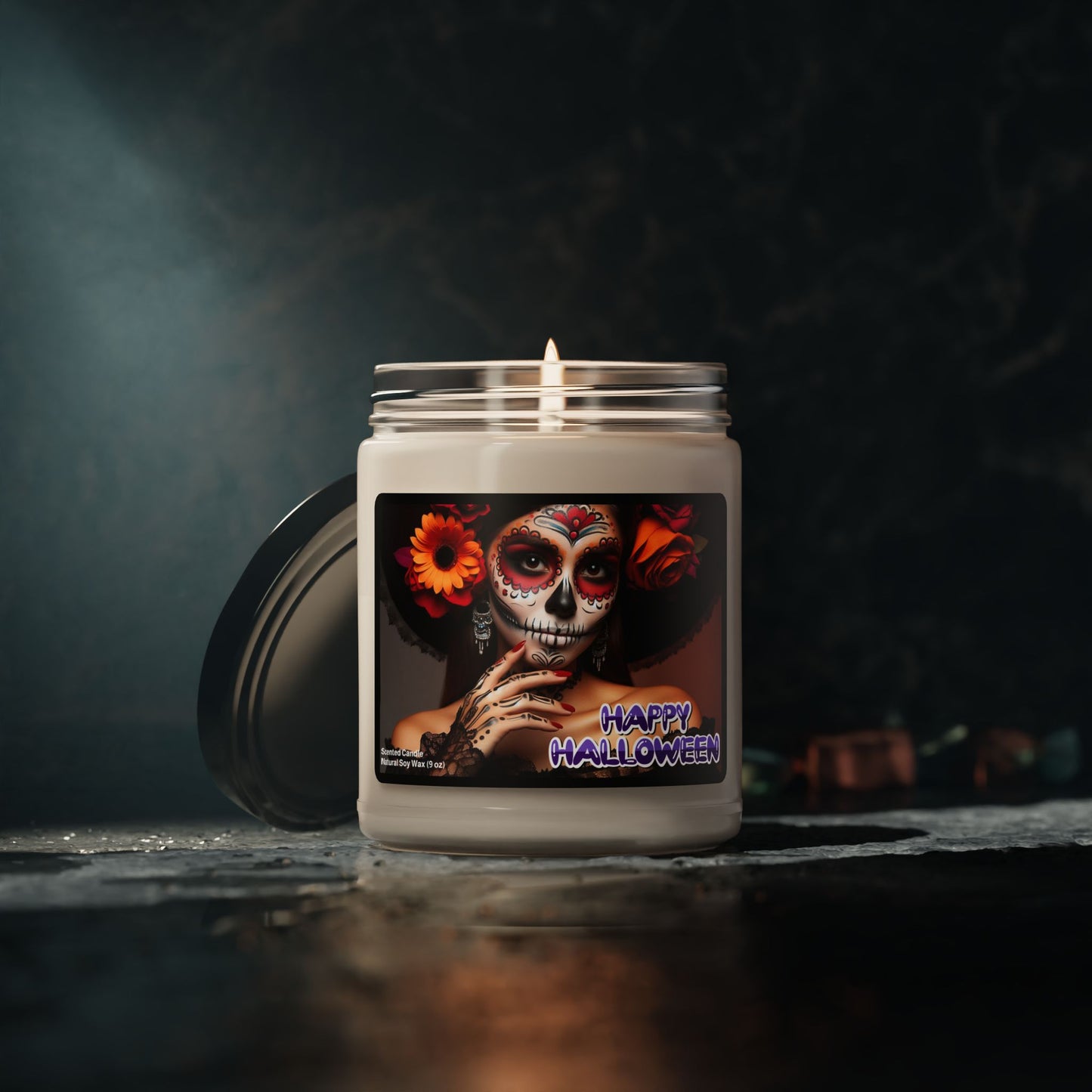 Dia de los Muertos Diva Soy Candle, 9oz