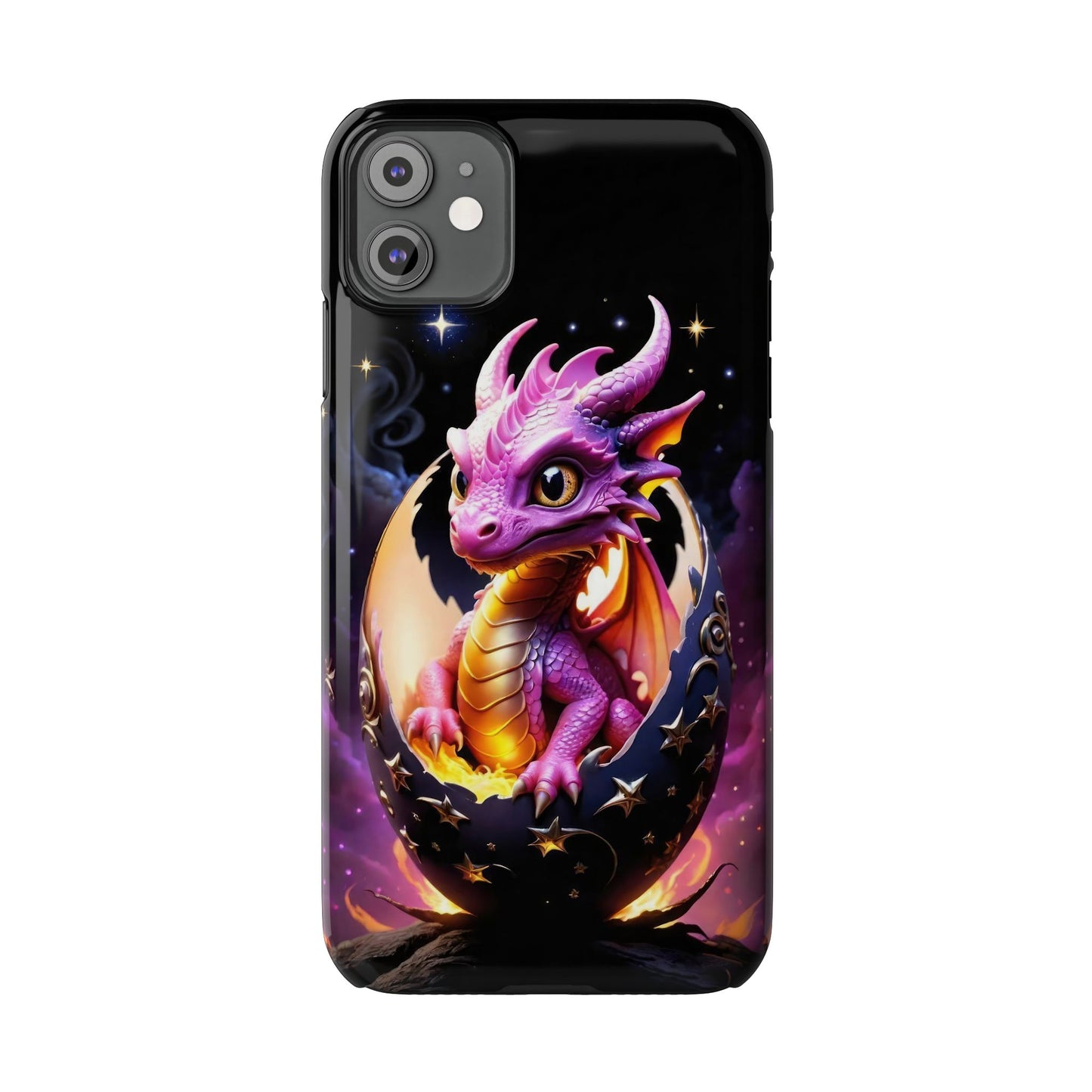 Fantasy Baby Dragon Slim Phone Case, Gift for Dragon Lovers