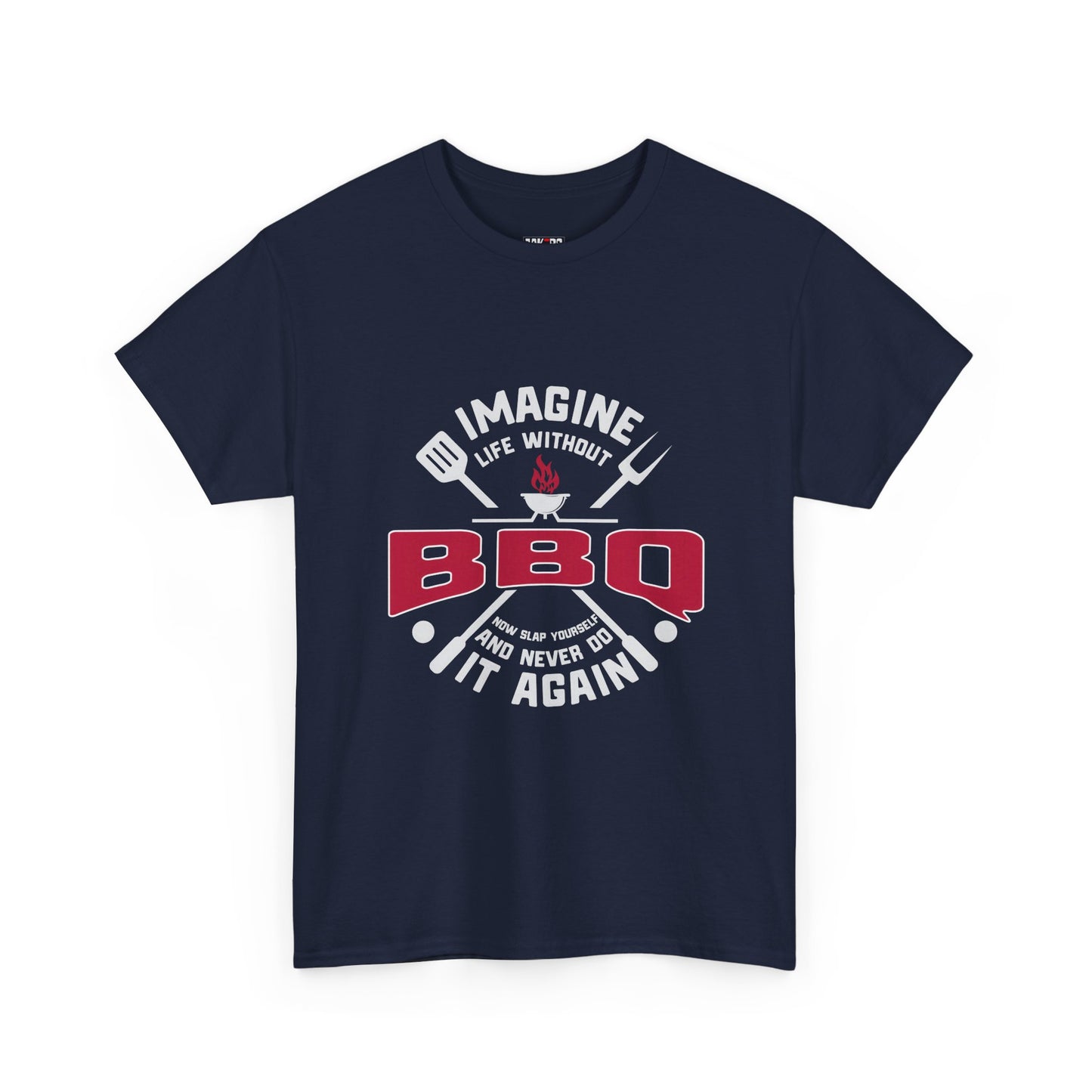 BBQ Lovers Unisex Heavy Cotton Tee - 'Imagine Life Without BBQ'
