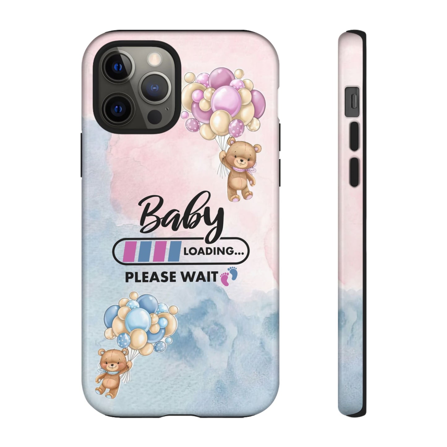Cute Baby Loading Phone Case for iPhone - Maternity Cover for Pregnancy Reveal or Baby Shower
