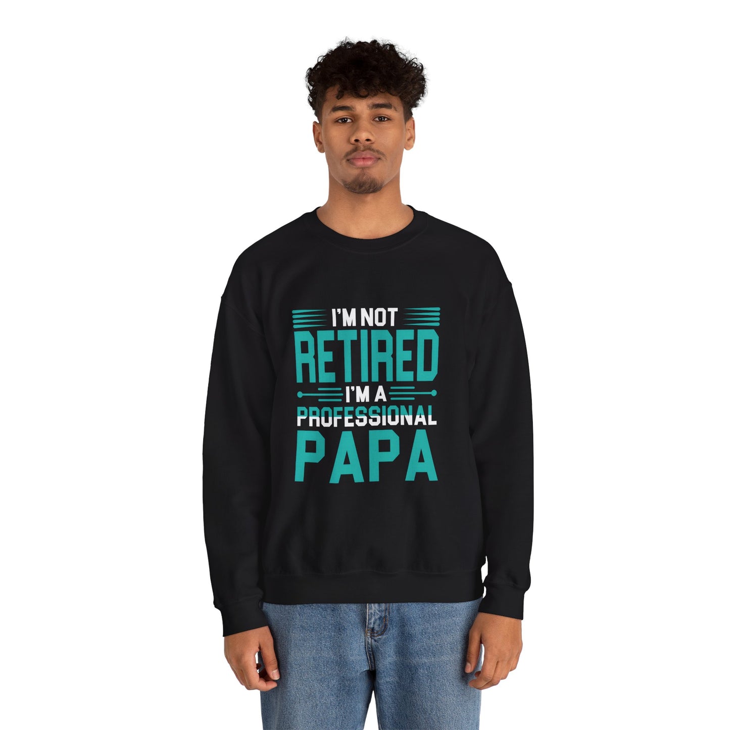 Professional Papa Crewneck Sweatshirt - Fun Retirement Gift for Dads