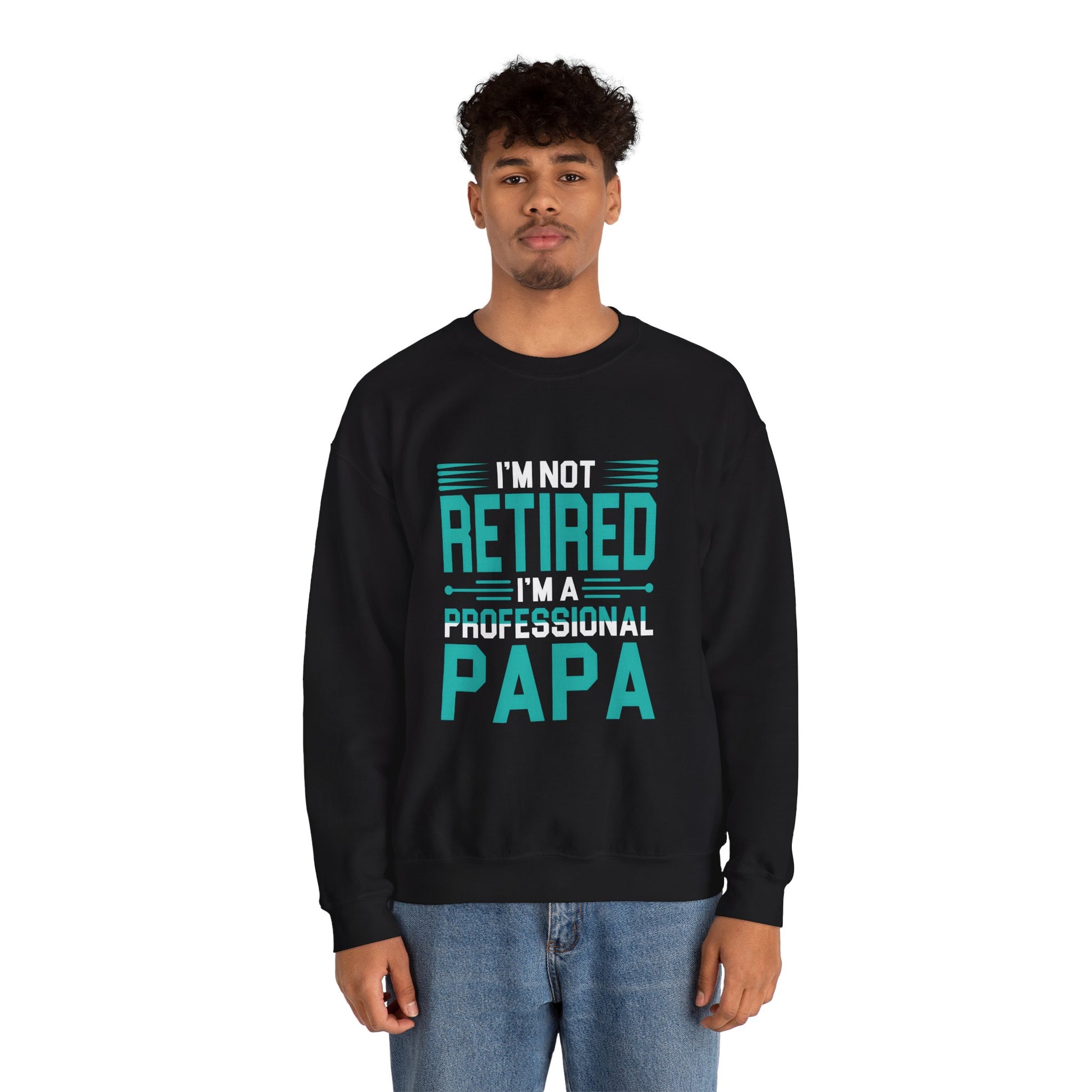 Professional Papa Crewneck Sweatshirt - Fun Retirement Gift for Dads