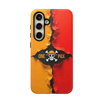 One Piece Samsung Tough Phone Case, Pirate Adventure Design