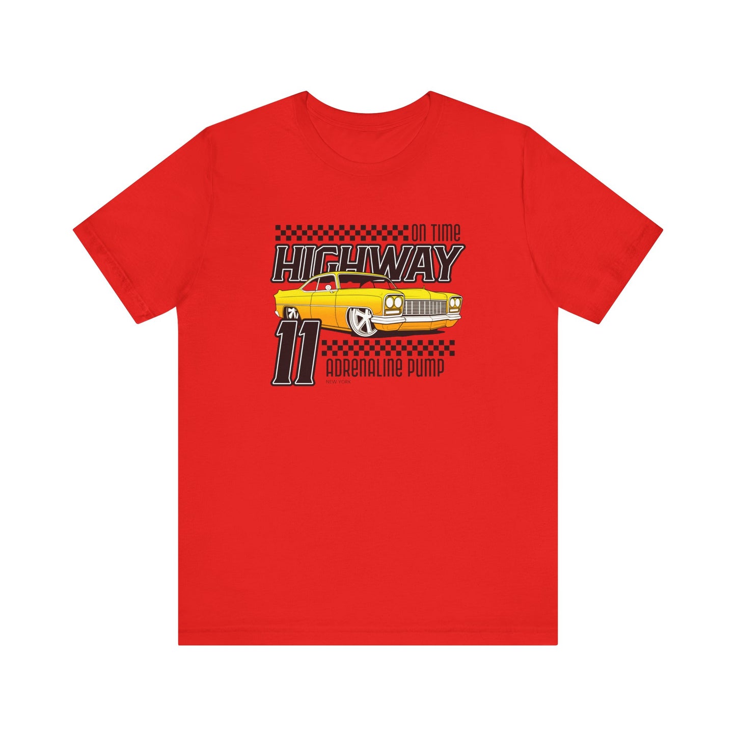 On Time Highway Adrenaline Pump Unisex Jersey Short Sleeve Tee