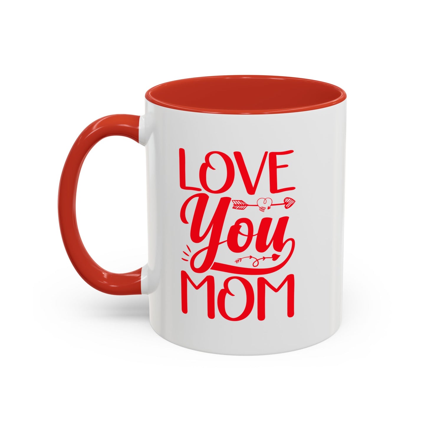 I Love My Mom Accent Coffee Mug - Perfect Gift for Mother's Day & Special Occasions