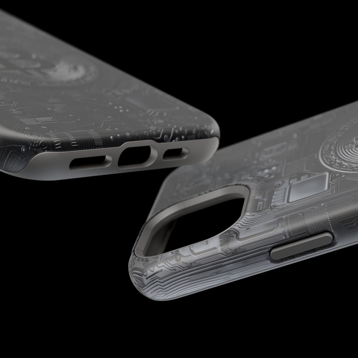 Black Bitcoin Magnetic iPhone Cases - Ideal for Tech Enthusiasts