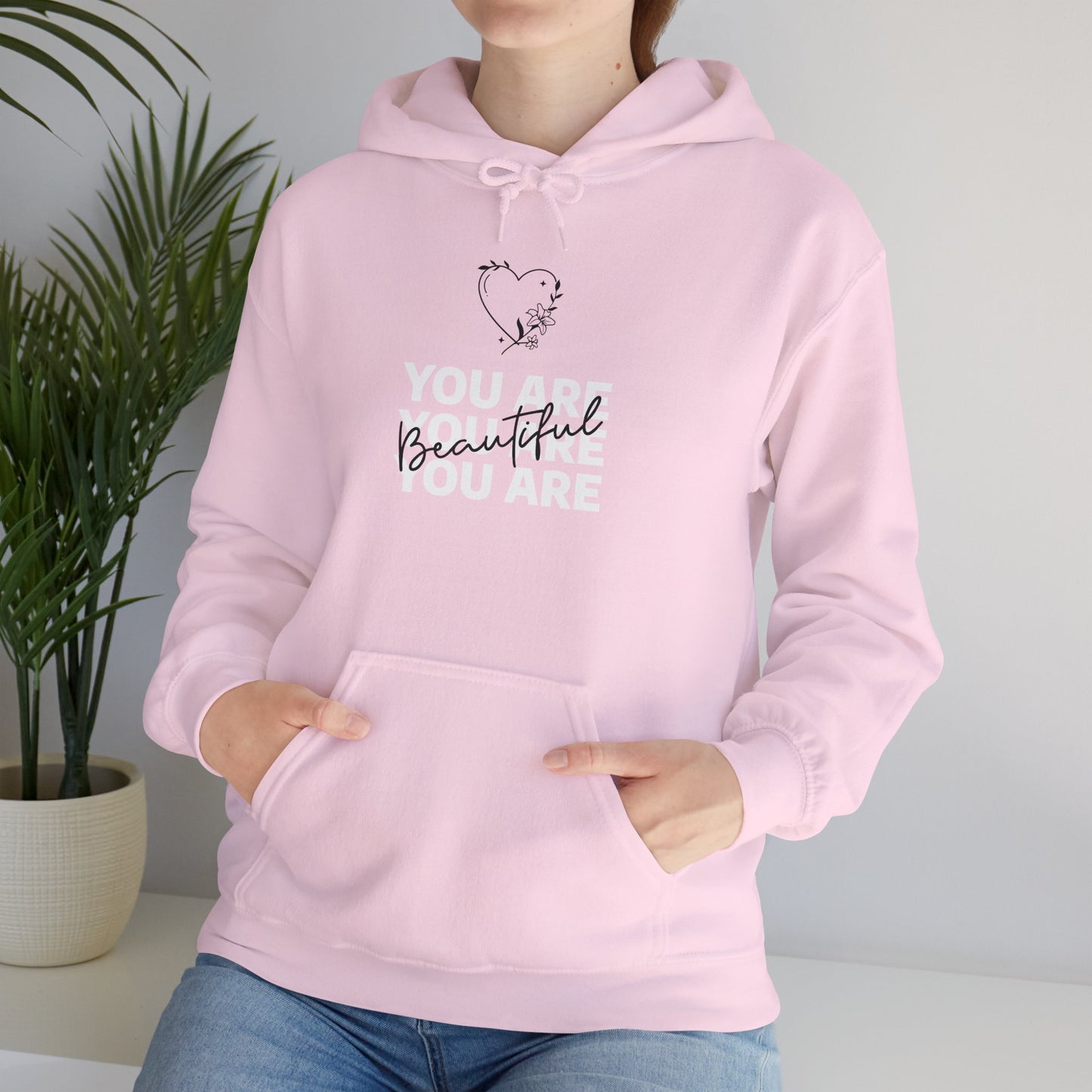 You Are Beautiful Unisex Heavy Blend™ Hooded Sweatshirt