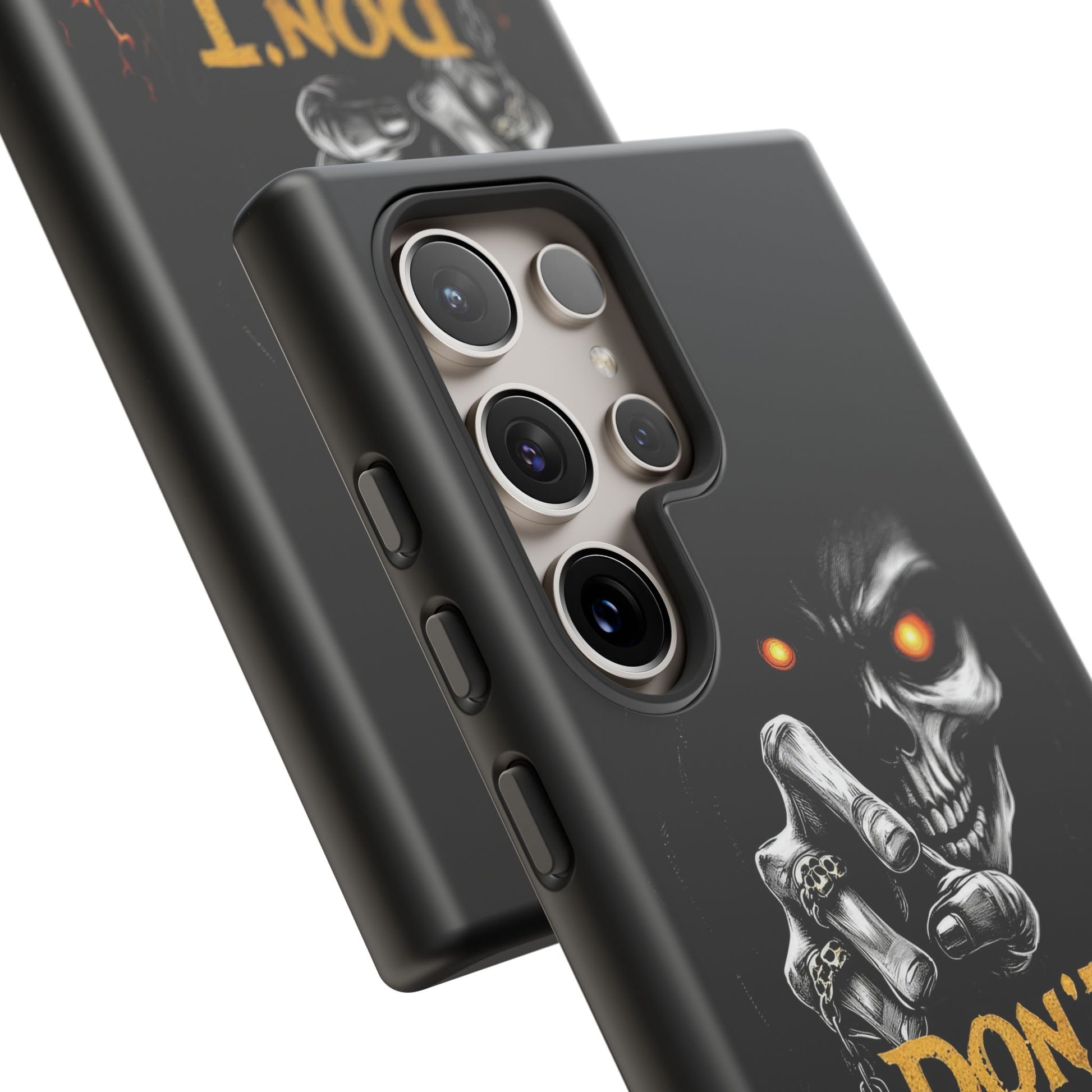 Skull Samsung Tough Cases, Don't Touch My Phone Cover,