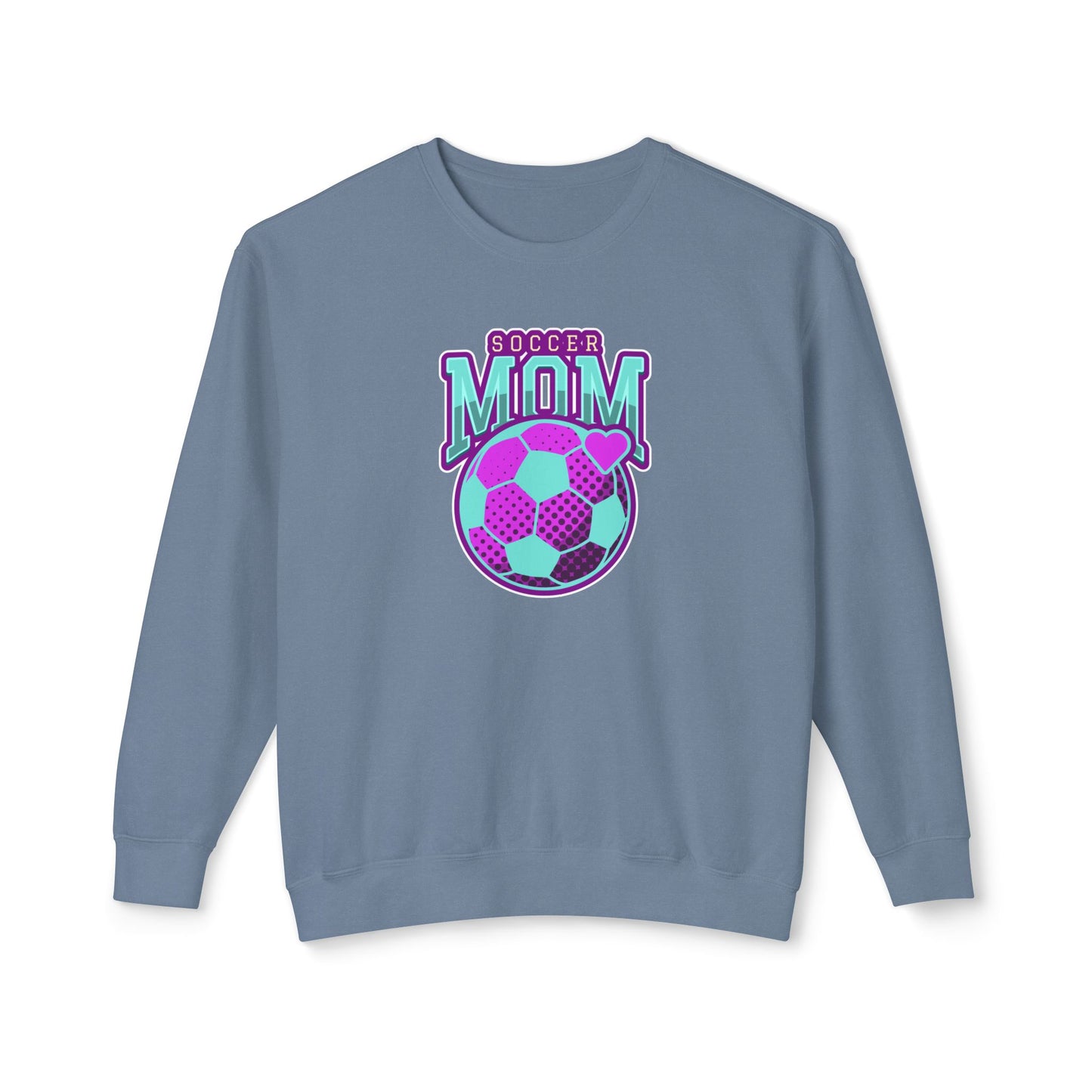 Soccer Mom Unisex Lightweight Crewneck Sweatshirt