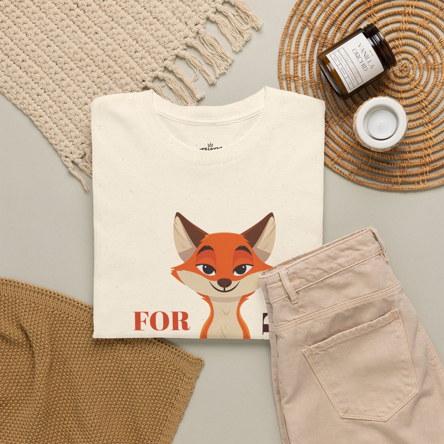 Funny For Fox Sake Unisex Tee, Humorous Graphic T-Shirt
