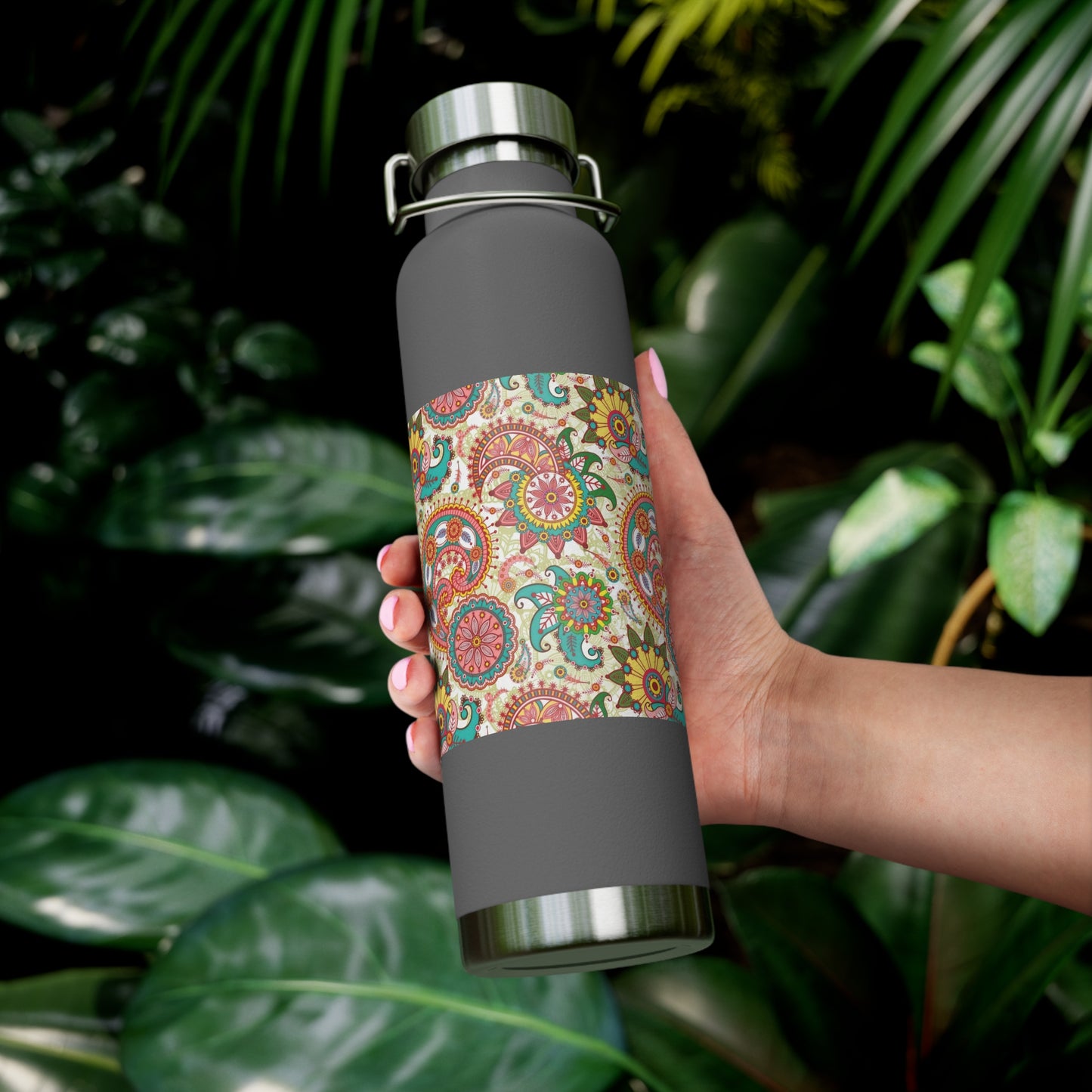 Indian Breath Copper Vacuum Insulated Bottle, 22oz