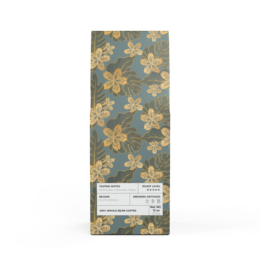 Bitterroot Coffee Blend (Dark French Roast) / Tasting notes: Bittersweet, chocolate, toasty