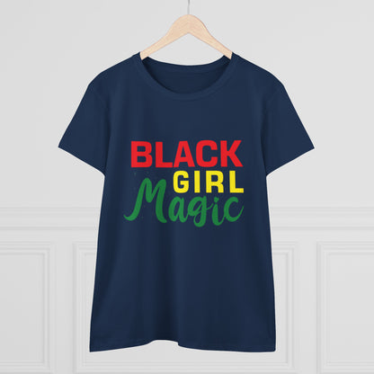 Black Girl Magic Cotton Tee - Celebrate Empowerment and Culture