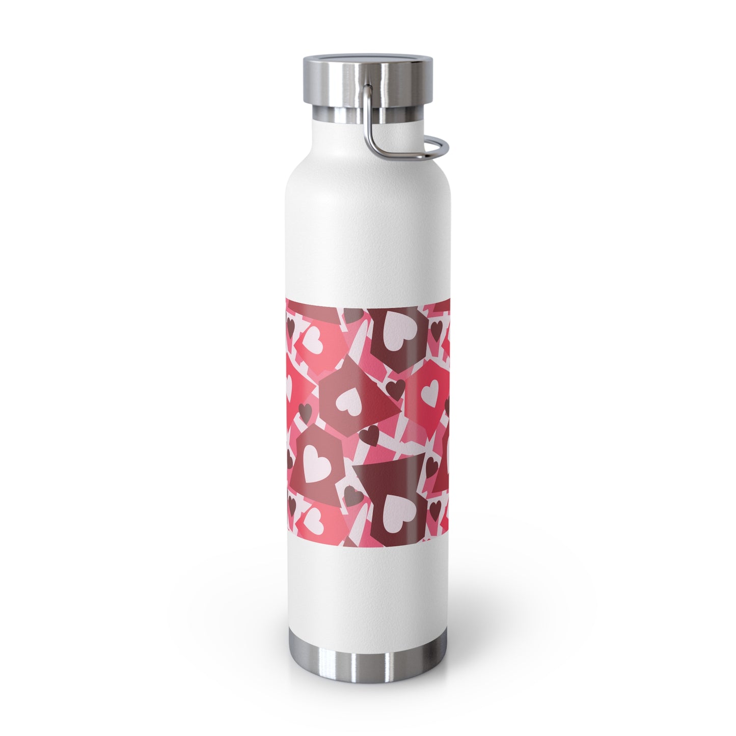 Love in Style Copper Vacuum Insulated Bottle, 22oz