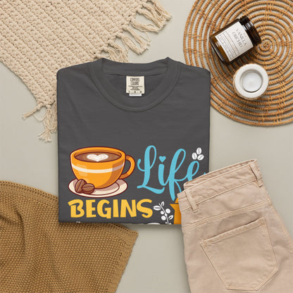 Life Begins After Coffee Unisex T-Shirt - Perfect for Coffee Lovers