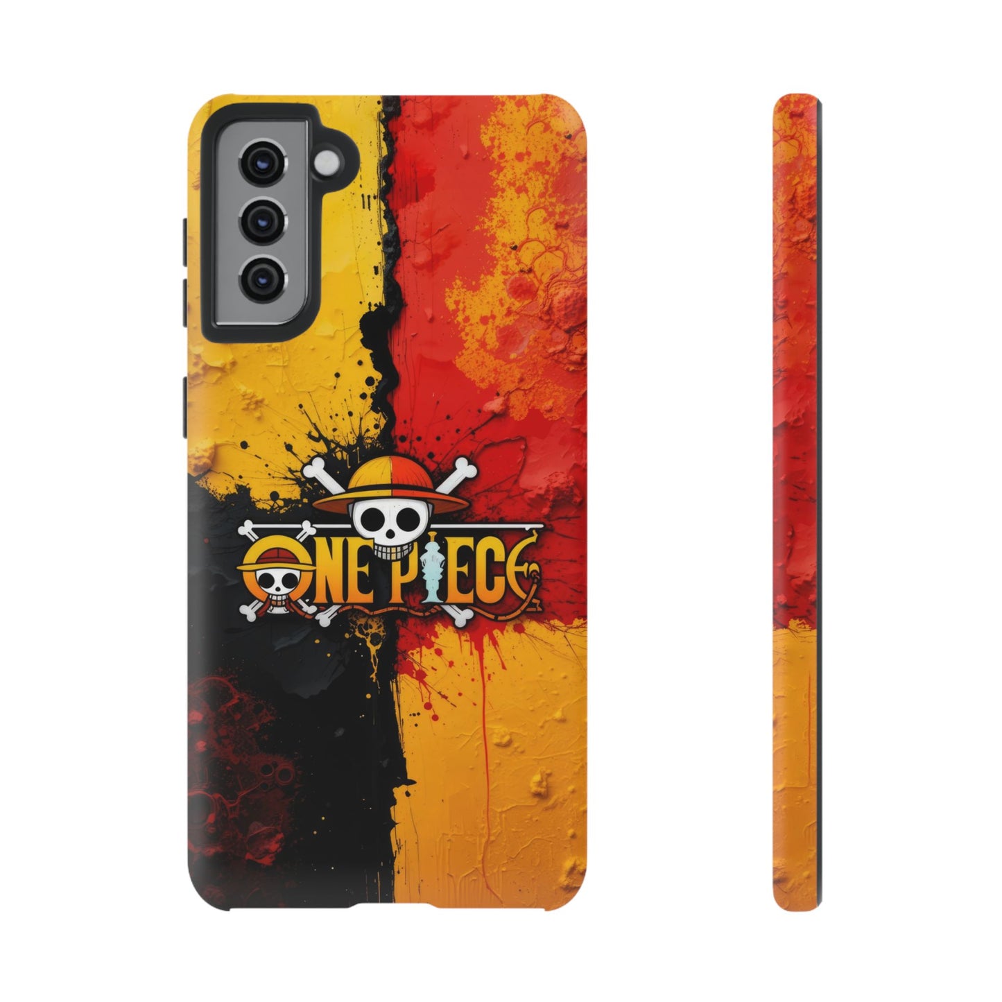 One Piece Samsung Tough Phone Case, Anime Vibrant Design