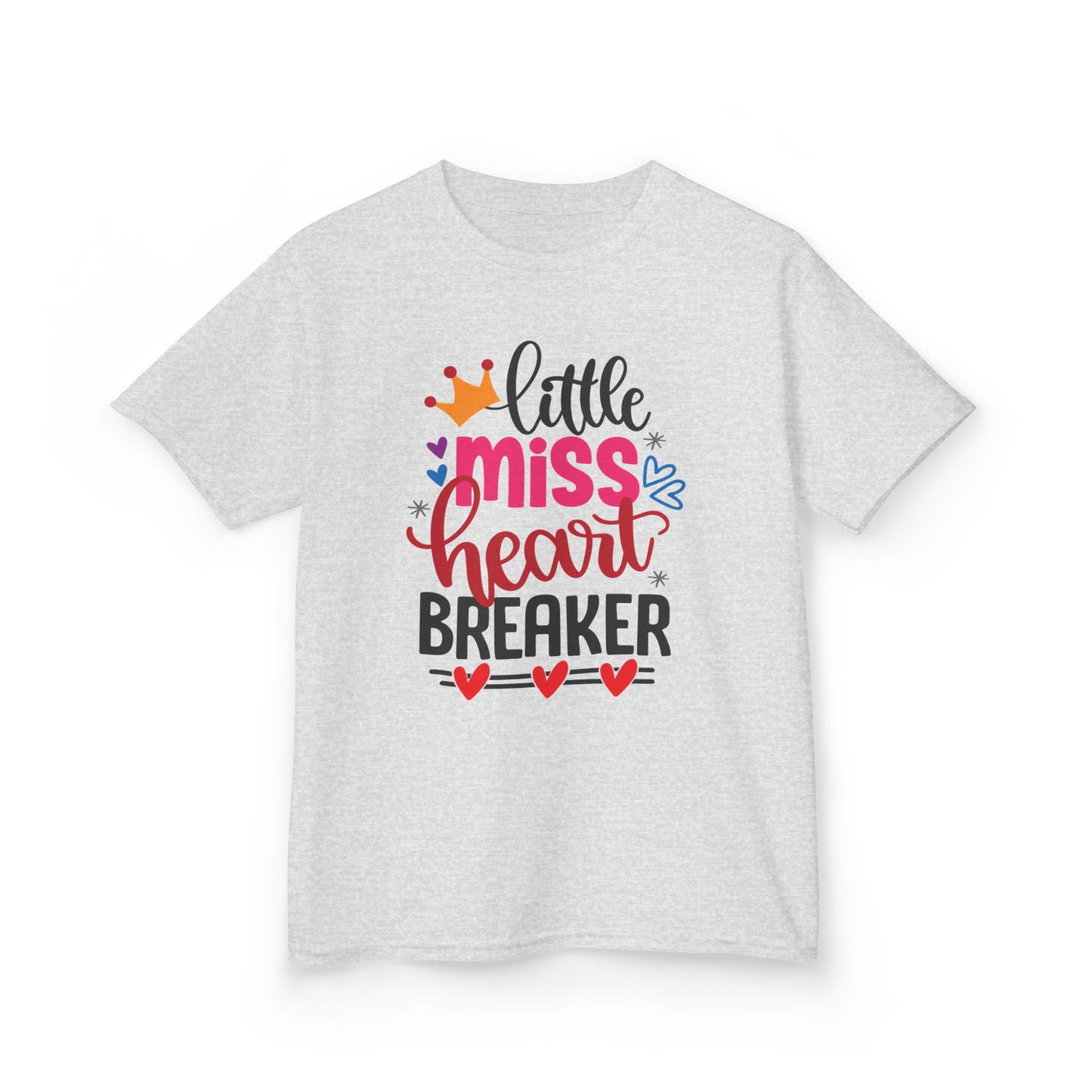 Little Miss Heartbreaker Kids Tee - Cute Graphic T-Shirt for Girls