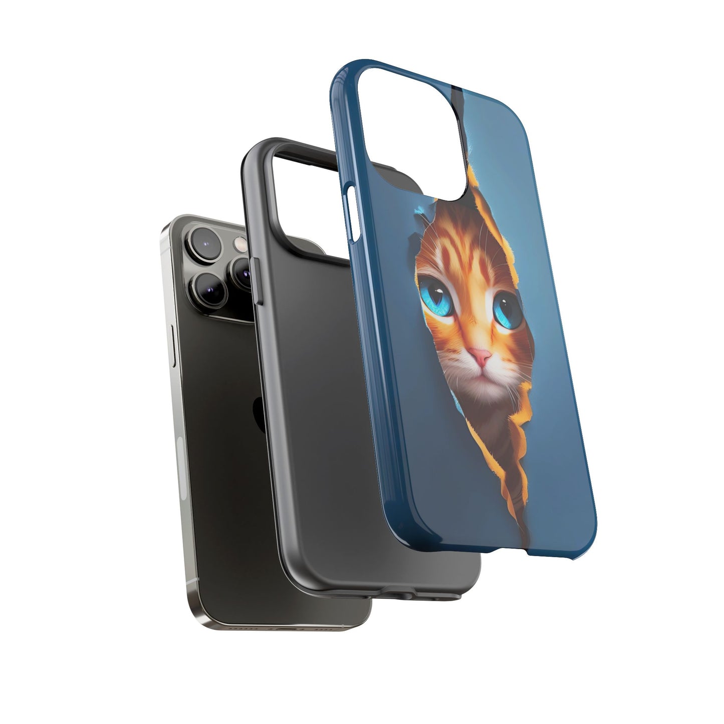 Curious Kitten Tough  Case for iPhone
