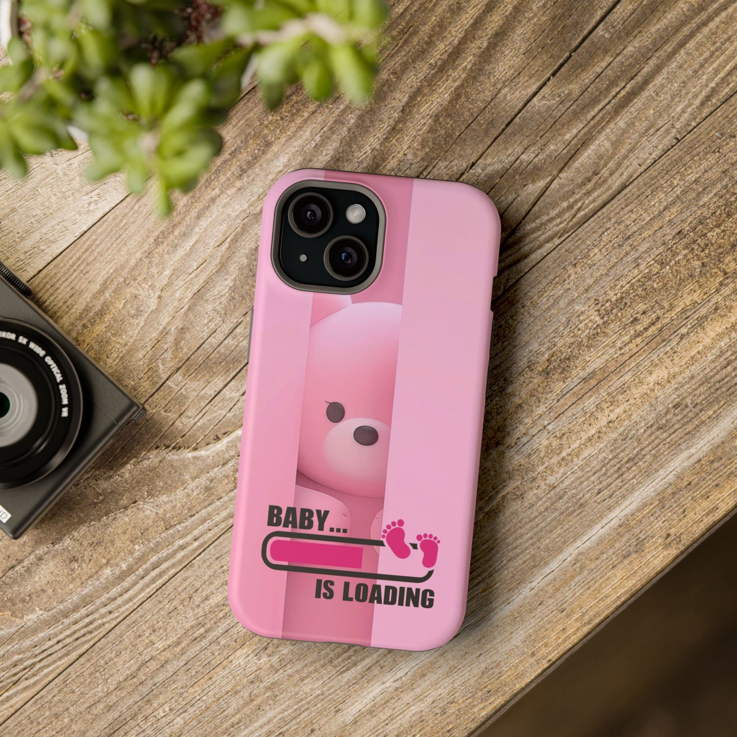 Cute Baby Loading Magnetic Phone Case, Expecting Parents Gift