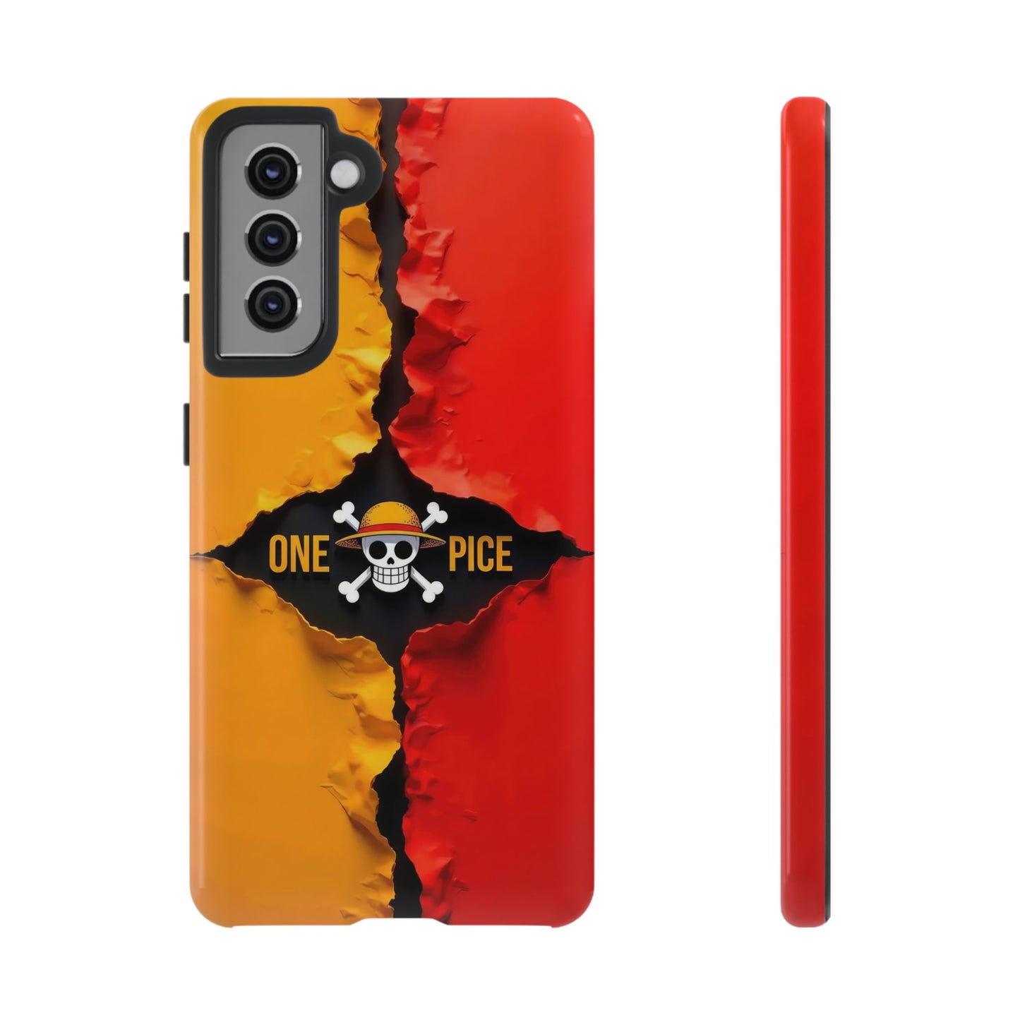 One Piece Samsung Tough Phone Case, Pirate Adventure Design