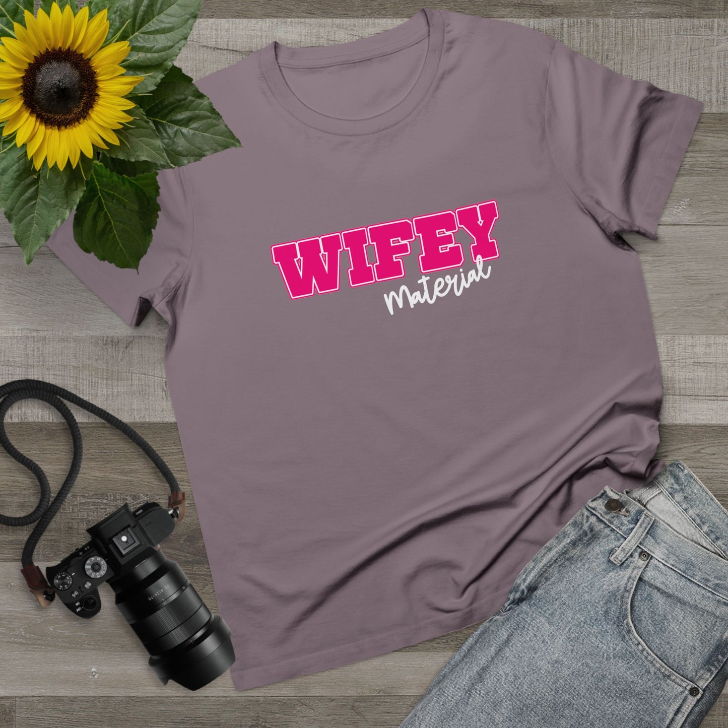 Wifey Material Women’s Maple Tee