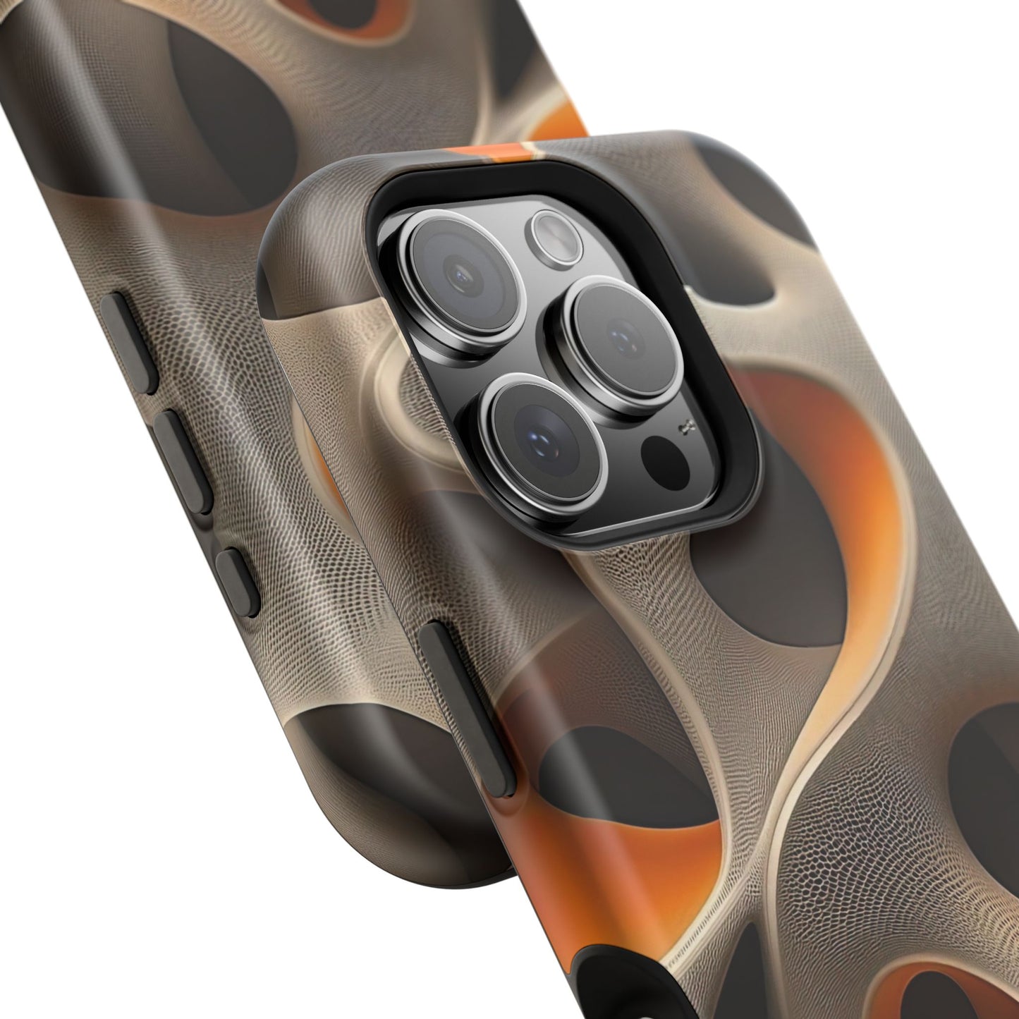 Stylish Magnetic Phone Cases, Abstract Geometric Design